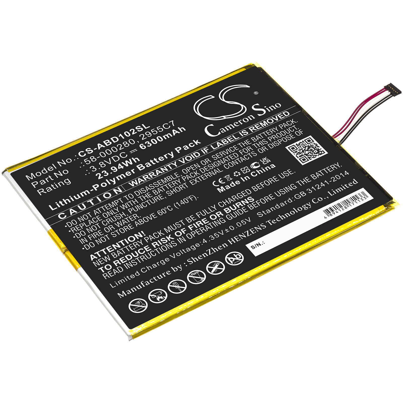 Акумулятор Amazon Kindle Fire HD 10.1 9th, M2V3R5