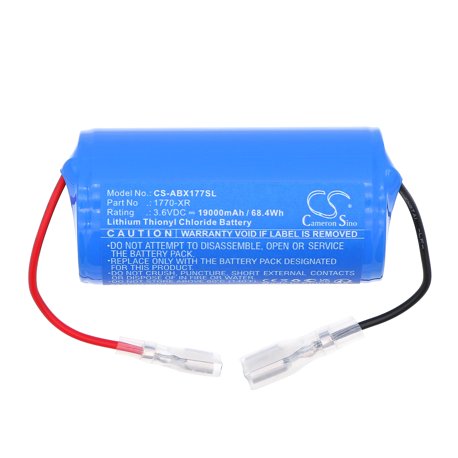 Акумулятор Allen-Bradley 1700-XR, 1770-XR, 1775, 1775-ME4, 1775-ME8, 1775-MR4, 1775-MR8, AS-5284-001, Modicon 484, PLC-3, PLC-3/10 - Зображення 3