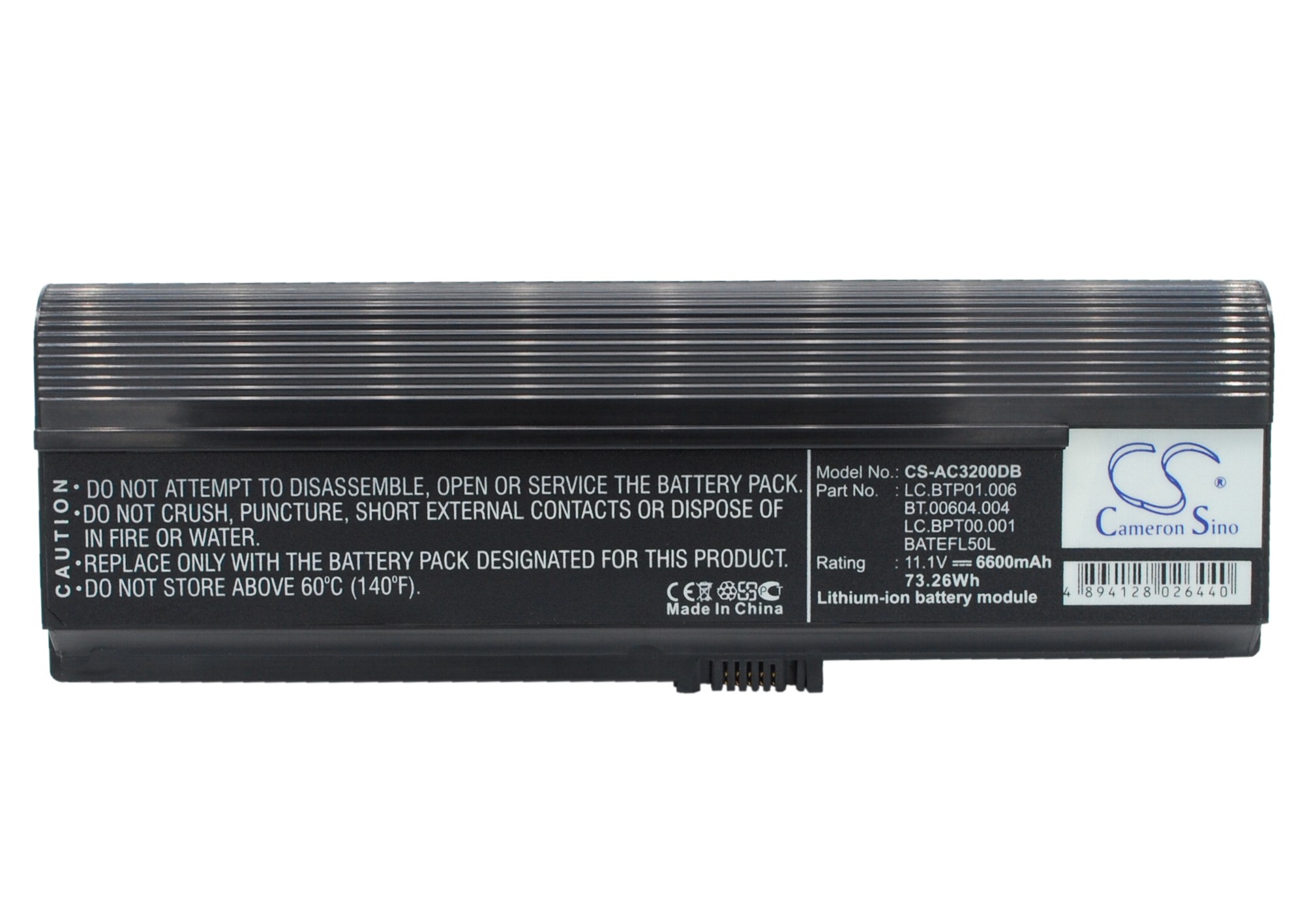 Акумулятор Acer Acer TravelMate 3000, AS36802682, Aspire 3000, Aspire 3030, Aspire 303x, Aspire 3050, Aspire 3050-1733, Aspire 3200, Aspire 32xx, Aspire 3600, Aspire 360x, Aspire 3610, Aspire 361x, Aspire 3680, Aspire 3680-2682, Aspire 3686NWXM,