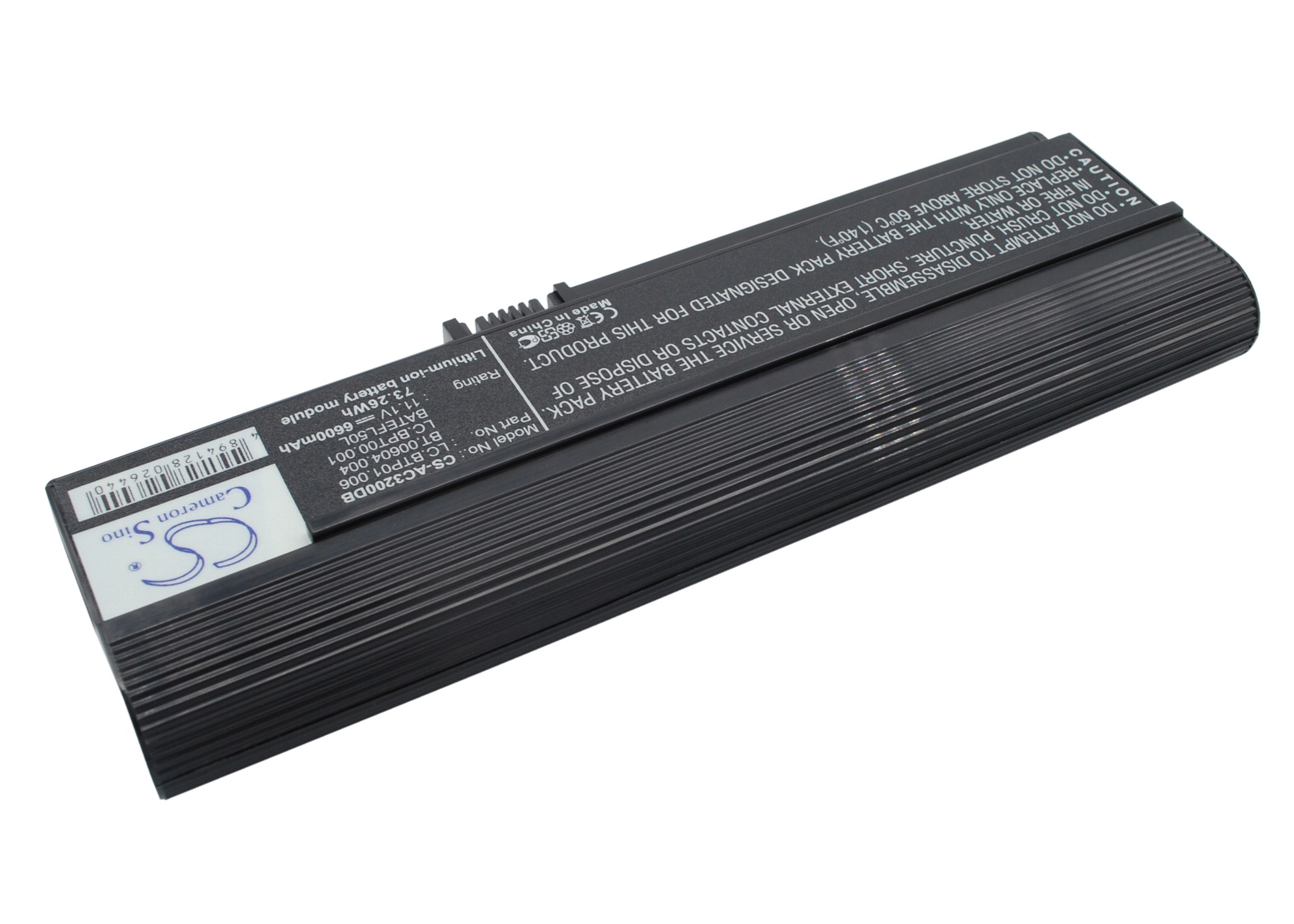 Акумулятор Acer Acer TravelMate 3000, AS36802682, Aspire 3000, Aspire 3030, Aspire 303x, Aspire 3050, Aspire 3050-1733, Aspire 3200, Aspire 32xx, Aspire 3600, Aspire 360x, Aspire 3610, Aspire 361x, Aspire 3680, Aspire 3680-2682, Aspire 3686NWXM, - Зображення 3