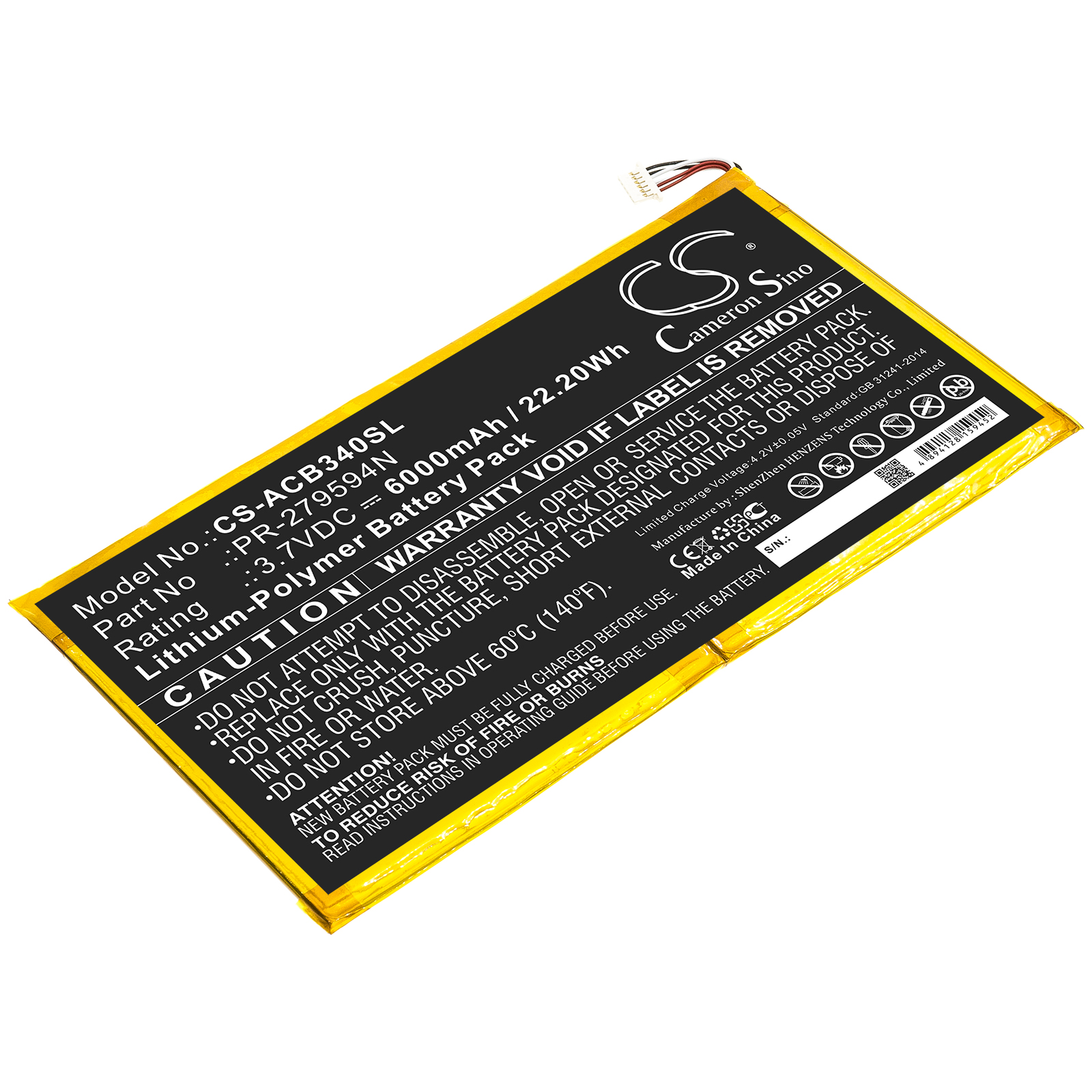 Акумулятор Acer Iconia One 10 B3-A40