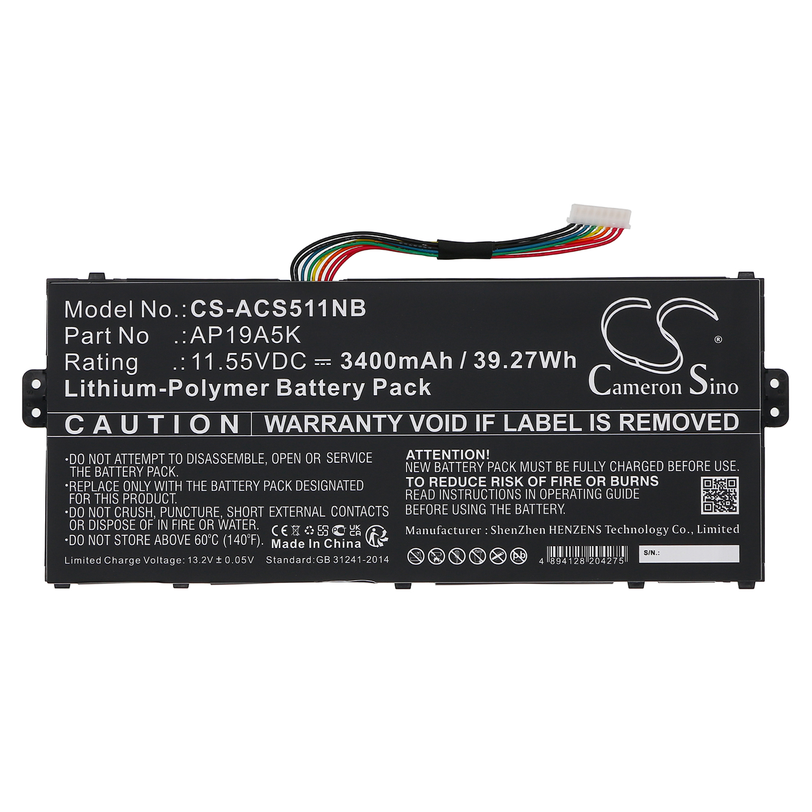 Акумулятор Acer Aspire 5 A515-43, Aspire 5 A515-54, Aspire 5 SP314-54N, Chromebook Spin 511 R752T-C0KX, Chromebook Spin 511 R752T-C1MT, Chromebook Spin 511 R752T-C1Y0, Chromebook Spin 511 R752T-C26N, Chromebook Spin 511 R752T-C2YP, Chromebook Spin - Зображення 3