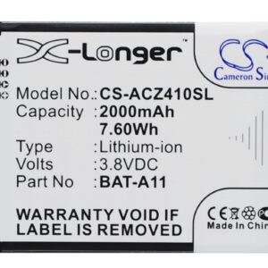 Акумулятор Acer Liquid M330, Liquid M330 Dual SIM, Liquid M330 LTE, Liquid Z320, Liquid Z320 Dual SIM, Liquid Z330, Liquid Z330 LTE Dual SIM, Liquid Z410, T01, TM01