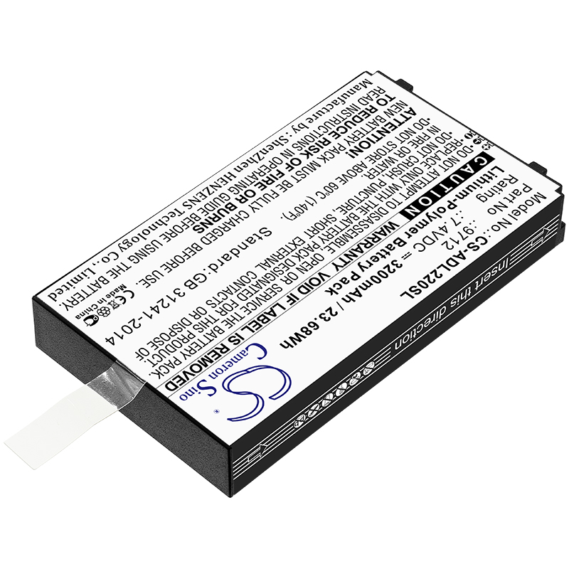 Акумулятор Additel 22XA Multifunction Calibrator, ADT 220 Multifunction Loop Cal, ADT 221A Multifunction Tempera, ADT 222A Multifunction Process, ADT 223A Documenting Process C, ADT 672 Digital Pressure Calib - Зображення 2