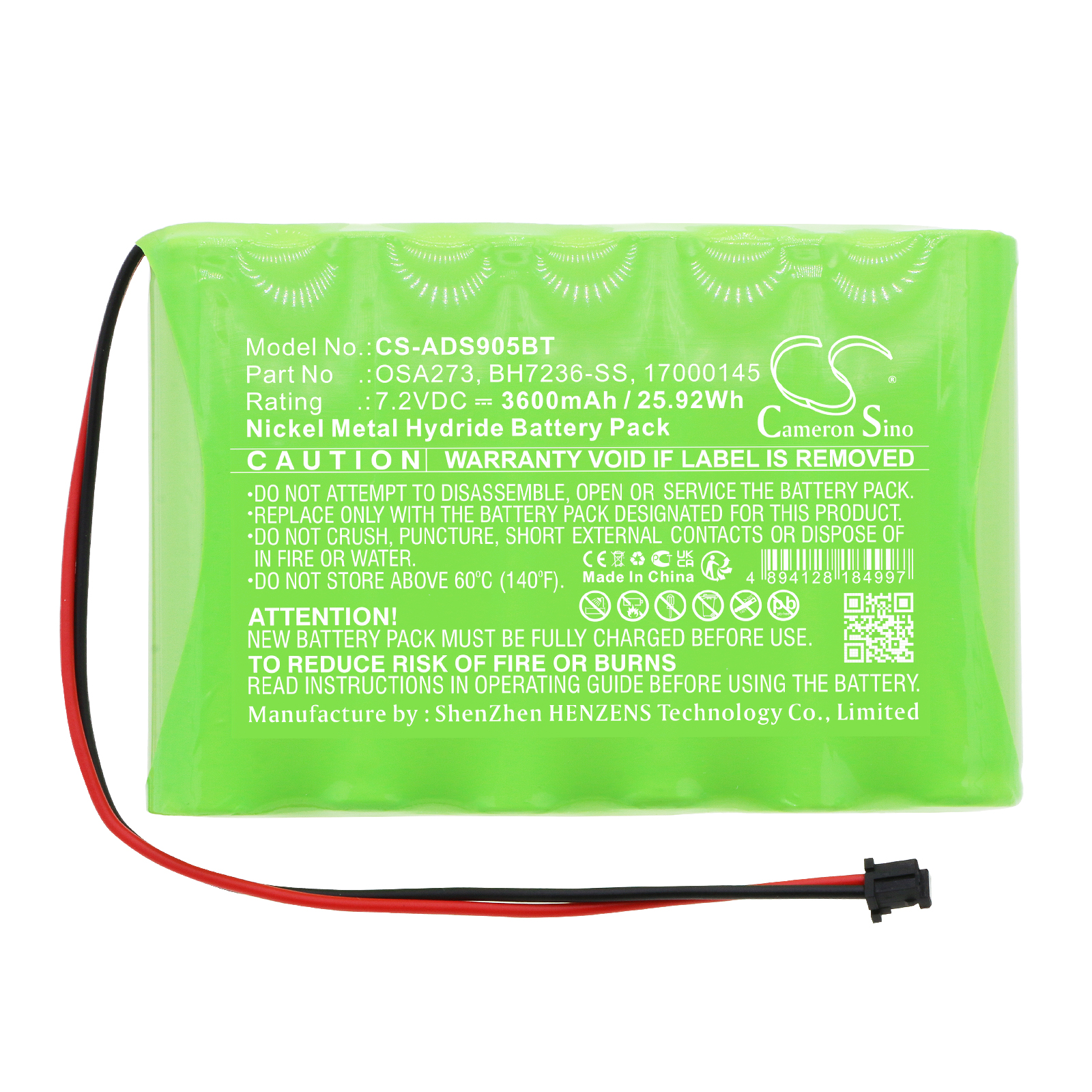 Акумулятор ADT ADT Impassa wireless alarm sys, SCW9057G-433 - Зображення 3