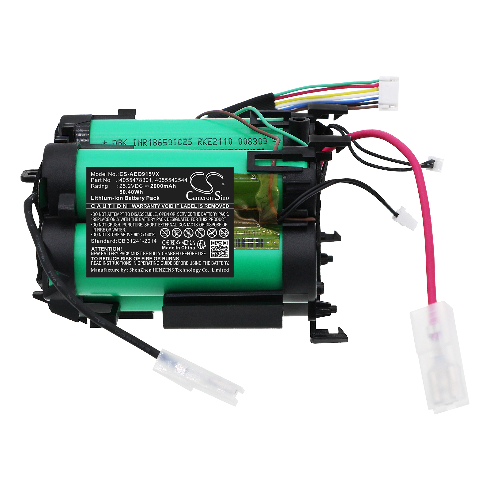 Акумулятор ELECTROLUX PQ 91-P50MB, PQ91-3BW, PQ91-3EM, PQ91-50MB, PQ91-ALRGS, PQ91-ALRGY, PQ91-ANIMA, PQ91-ANIMS, PQ91-GREEN, PQ92-ALGS - Зображення 3