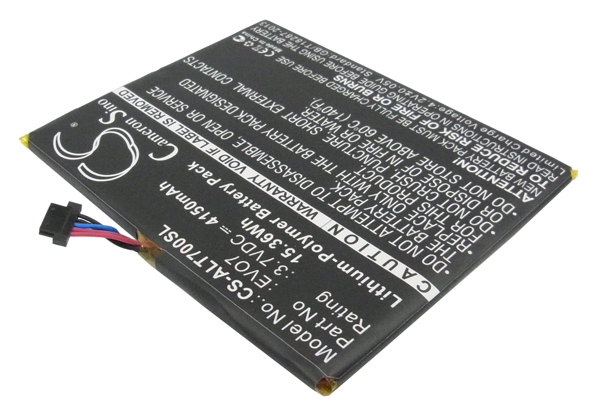 Акумулятор Alcatel One Touch EVO 7, OT-T70, T70-2AALDE1 - Зображення 2