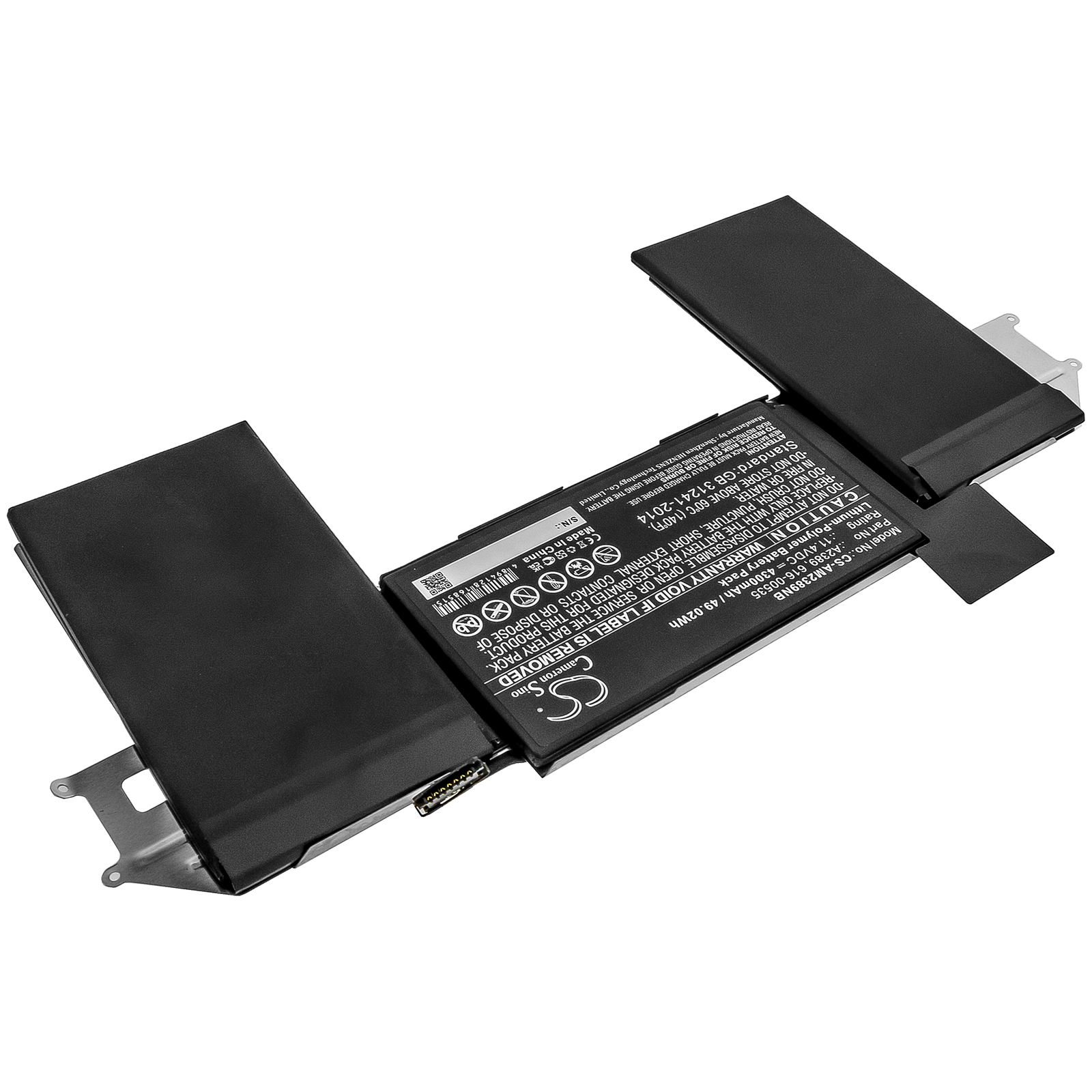 Акумулятор Apple MacBook Air (M1 2020), MacBook Air 13(Late 2020), MacBook Air 13-inch A2179 2020, MacBook Air 13-inch A2179 EMC , MacBook Air 13-inch A2179 SCIS, MacBook Air 2020 M1 Entry, MacBook Air Core I3 1.1GHZ 13-, MacBook Air Core - Зображення 2