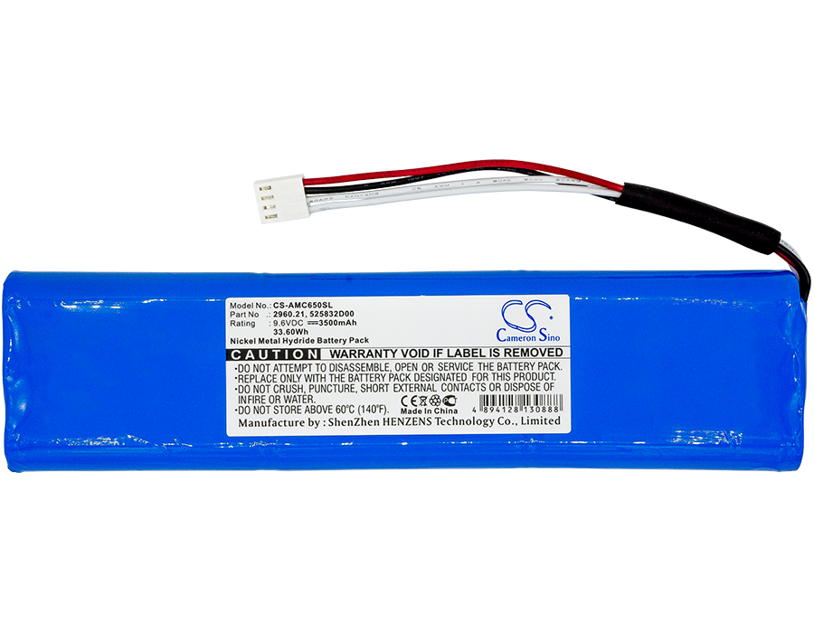 Акумулятор AEMC 1060, 4630, 5050, 5060, 5070, 6470, 6470/6470-B, 6471, 6472, 6472 Micro-Ohmmeter, 6505 - Зображення 3