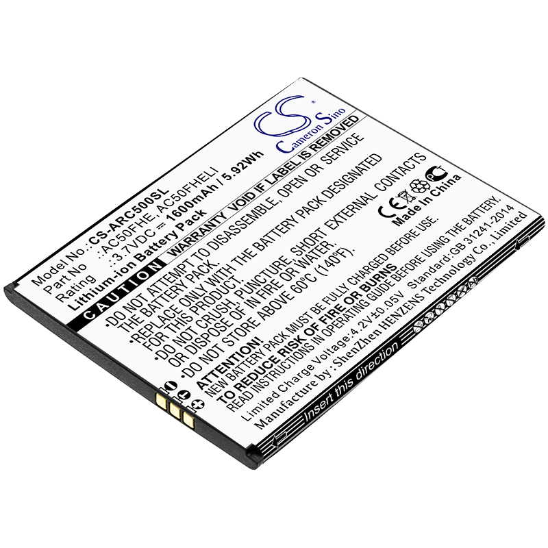 Акумулятор Archos 50F Helium Lite, GX395872