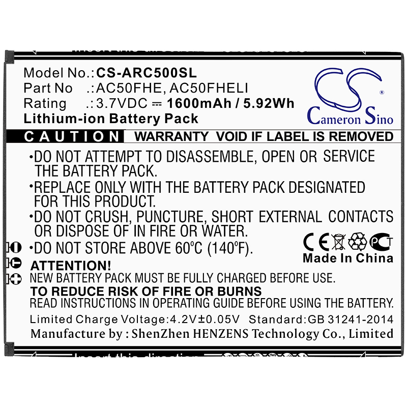 Акумулятор Archos 50F Helium Lite, GX395872 - Зображення 3