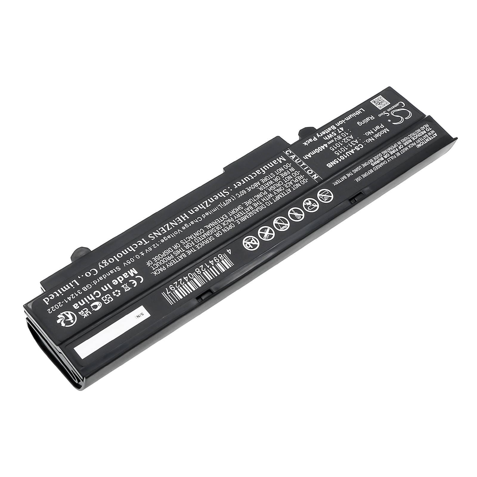 Акумулятор Asus Eee PC 1015, Eee PC 1015B, Eee PC 1015P, Eee PC 1015PD, Eee PC 1015PDG, Eee PC 1015PE, Eee PC 1015PEB, Eee PC 1015PED, Eee PC 1015PED N455, Eee PC 1015PEG, Eee PC 1015PEM, Eee PC 1015PN, Eee PC 1015PW, Eee PC 1015PX, Eee PC 1015T, - Зображення 2