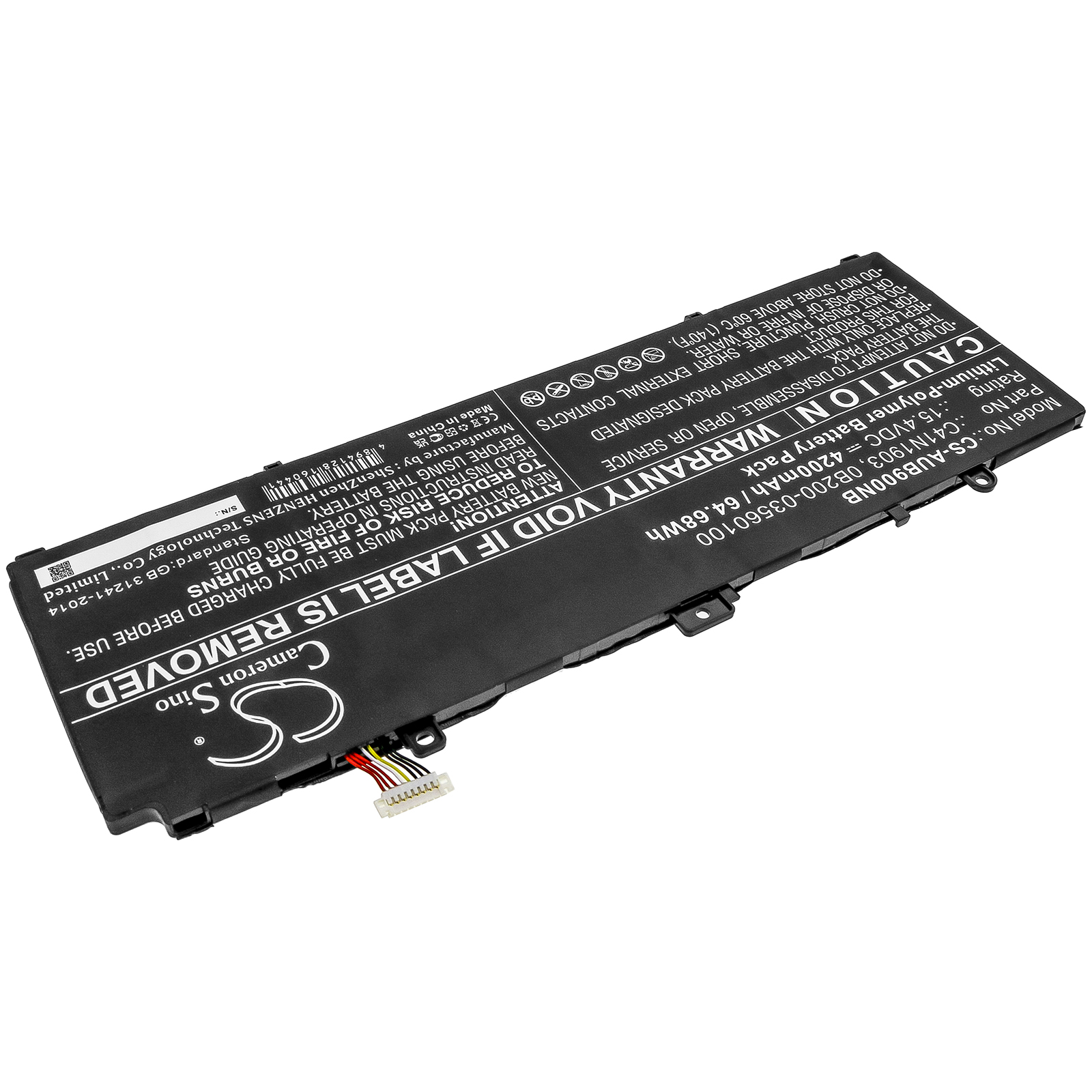 Акумулятор Asus B9450FA-BM0160R, B9450FA-BM0161R, B9450FA-BM0162R, B9450FA-BM0163R, B9450FA-BM0165R, B9450FA-BM0193R, B9450FA-BM0194R, B9450FA-BM0306R, B9450FA-BM0367R, B9450FA-BM0370R, B9450FA-XS79, ExpertBook B9450, ExpertBook B9450FA, ExpertBook - Зображення 2