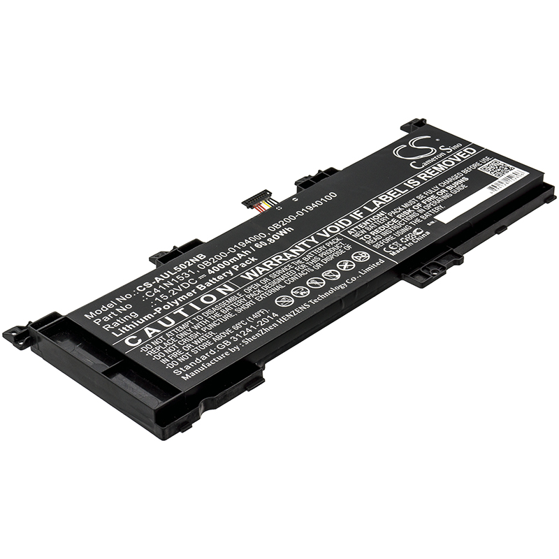 Акумулятор Asus FX502VS, FX502VY, G502VS, G502VS-FY010T, G502VS-FY018T, G502VS-FY032T, G502VS-FY084T, G502VS-FY319T, G502VS-GZ214T, G502VS-GZ283T, G502VS-GZ369T, G502VSK, G502VY, G502VY-FY055T, G502VY-FY065T, G502VY-FY087T, GL502VS-0061A6700HQ,