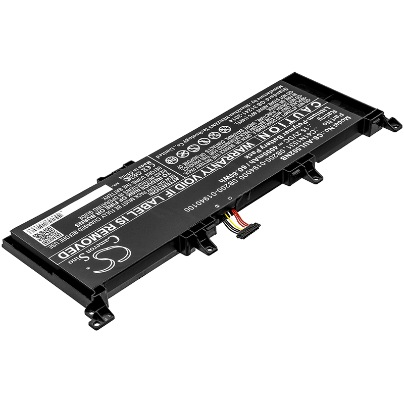 Акумулятор Asus FX502VS, FX502VY, G502VS, G502VS-FY010T, G502VS-FY018T, G502VS-FY032T, G502VS-FY084T, G502VS-FY319T, G502VS-GZ214T, G502VS-GZ283T, G502VS-GZ369T, G502VSK, G502VY, G502VY-FY055T, G502VY-FY065T, G502VY-FY087T, GL502VS-0061A6700HQ, - Зображення 2