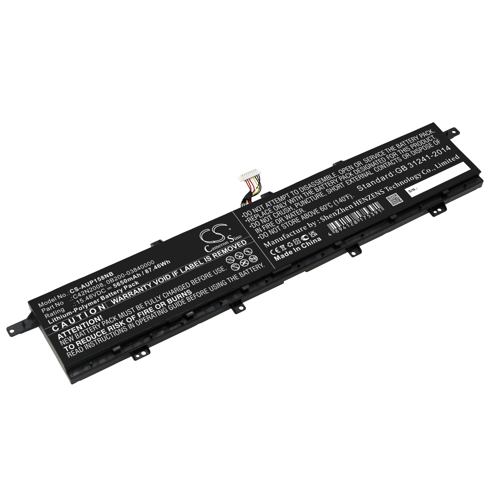 Акумулятор Asus ZenBook Pro 15 UX582LR, ZenBook Pro 15 UX582LR-H2002R, ZenBook Pro Duo 15 OLED UX582L, ZenBook Pro Duo 15 OLED UX582L, ZenBook Pro Duo 15 OLED UX582L, Zenbook Pro Duo 15 OLED UX582L, ZenBook Pro Duo 15 OLED UX582L, ZenBook Pro Duo 15