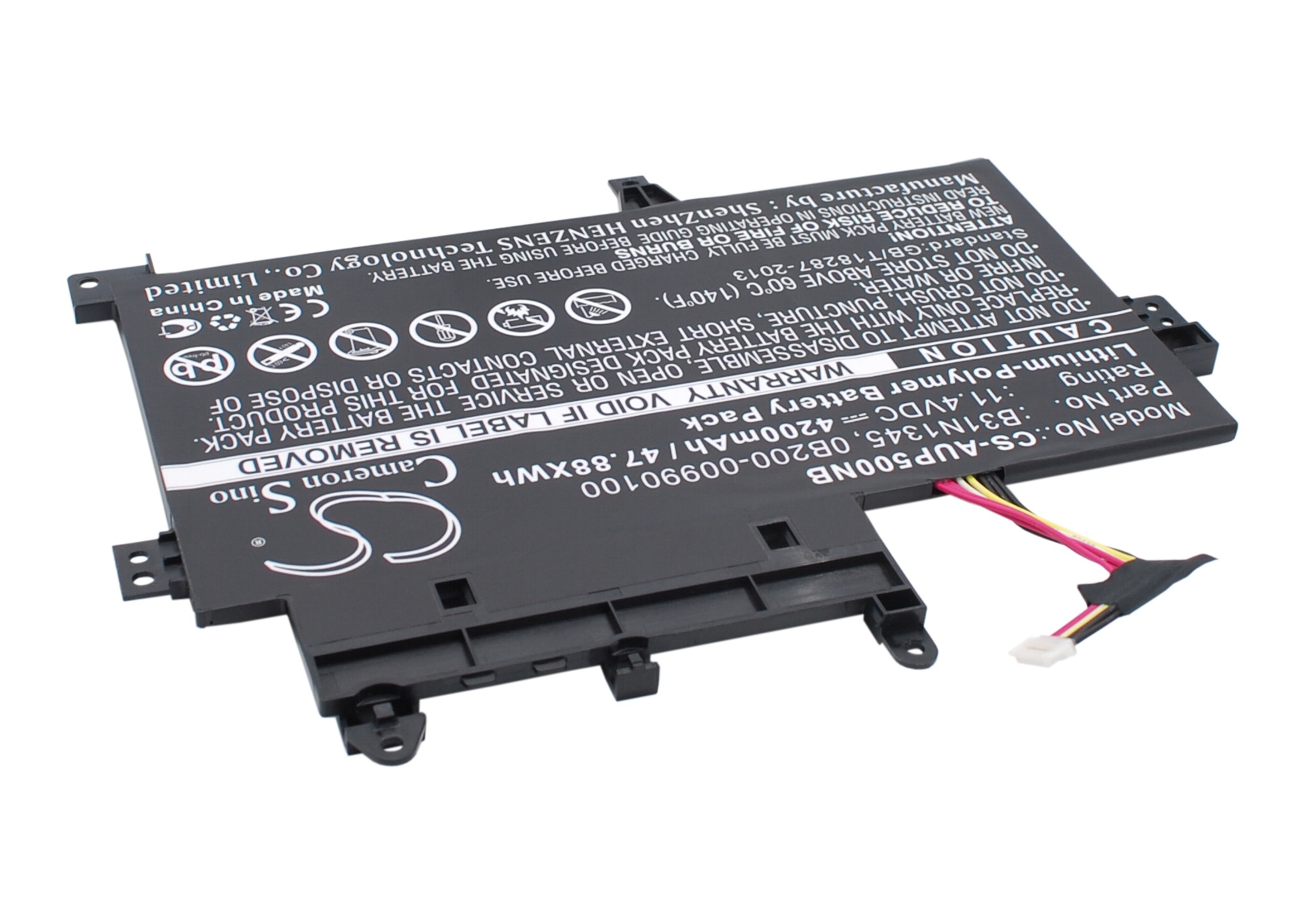 Акумулятор Asus Transformer Book Flip TP500LA, Transformer Book Flip TP500LB, Transformer Book Flip TP500LB-, Transformer Book Flip TP500LB-, Transformer Book Flip TP500LB-, Transformer Book Flip TP500LB-, Transformer Book Flip TP500LN, Transformer - Зображення 3