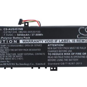 Акумулятор Asus K451L, K451LN, K451LN-WX162H, S451LN, VivoBook S451, VivoBook S451LA, VivoBook S451LB, VivoBook S451LN, VivoBook S451LN-CA004H, VivoBook S451LN-CA009H, VivoBook S451LN-CA020H, VivoBook S451LN-CA021H, VivoBook S451LN-CA032H, VivoBook