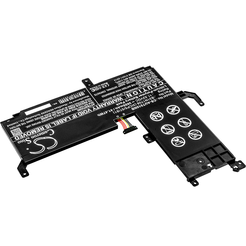 Акумулятор Asus TP510, TP510UA, TP510UA-1A, TP510UA-DH71T, TP510UA-E8016T, TP510UA-E8066T, TP510UA-E8073T, TP510UA-E8077T, TP510UA-E8082T, TP510UA-E8085T, TP510UA-E8096T, TP510UA-E8102T, TP510UA-E8131T, TP510UA-E8132T, TP510UA-E8148T, TP510UA-RH31T, - Зображення 2