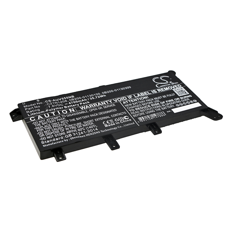 Акумулятор Asus A555LJ, A555LJ-DM941T, A555LJ-XO912T, A555LJ-XO916T, A555LJ-XX031H, A555LJ-XX1268T, A555QG, A555QG9600, A555QG9620, A555QG9700, A555QG-XX295T, F554LA, F554LA-WS71, F554LA-XX2664T, F554LA-XX2848, F554LA-XX2854D, F554LA-XX2857D,