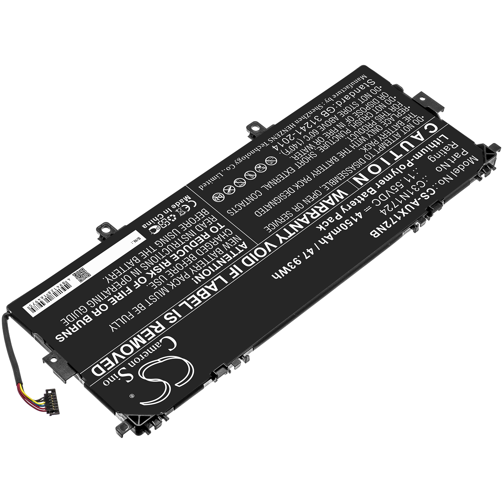 Акумулятор Asus U3100FAL, UX331FAL, ZenBook 13 UX331FA-A3071T, ZenBook 13 UX331FA-AS51, ZenBook 13 UX331FA-DB71, ZenBook 13 UX331FA-EG002T, Zenbook 13 UX331FA-EG006T, Zenbook 13 UX331FA-EG007T, Zenbook 13 UX331FAL-BS8205E, ZenBook 13 - Зображення 2