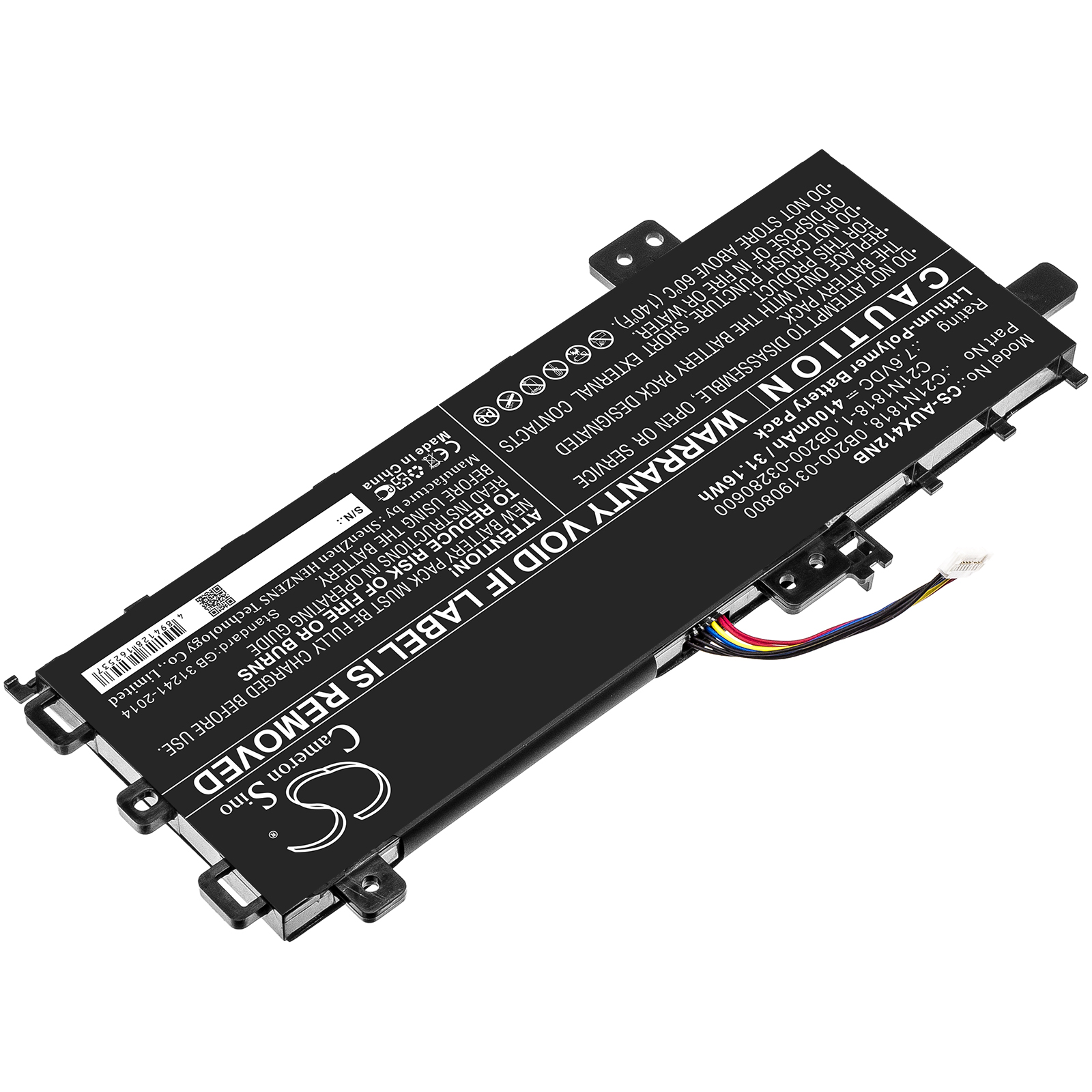 Акумулятор Asus A412FA, A412UA, A412UB, F412DA, F412FA, F412UA, F512FA-BQ067T, P1402FA, P1402UA, Pro 14 R424FA-EK109R, R424FA-EK109R, R424UB, VivoBook 14 F412DA, VivoBook 14 F412FA, VivoBook 14 F412FA-EB025T, VivoBook 14 F412FA-EB089T, VivoBook 14 - Зображення 2