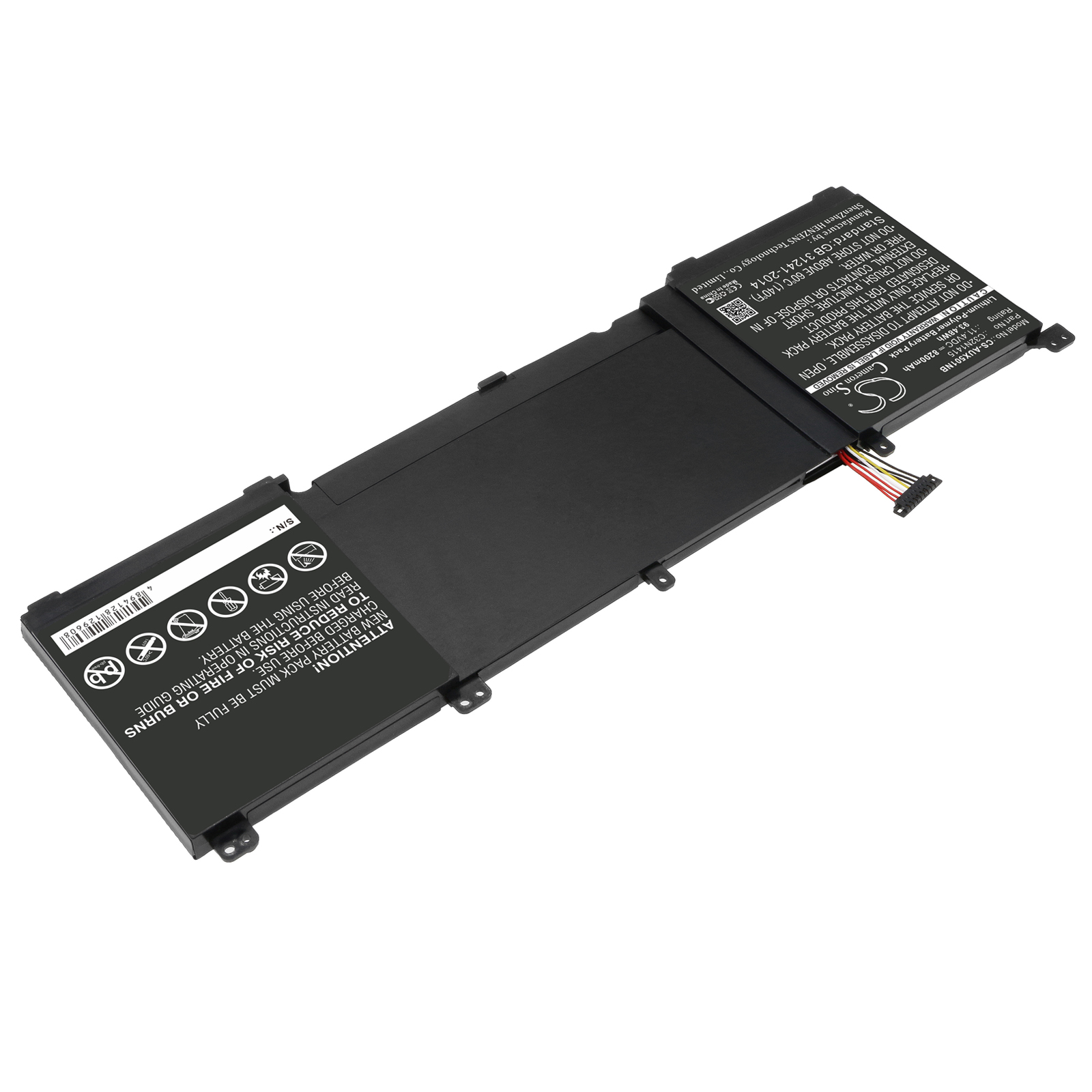 Акумулятор Asus G501JW, G501JW-BHI7N12, G501JW-CN030H, G501JW-CN030T, G501JW-CN131T, G501JW-CN168H, G501JW-CN168T, G501JW-CN217H, G501JW-CN217T, G501JW-CN222H, G501JW-CN466T, G501JW-CN467T, G501JW-DS71, G501JW-F1053H, G501JW-FI398T, G501JW-FI465T, - Зображення 2