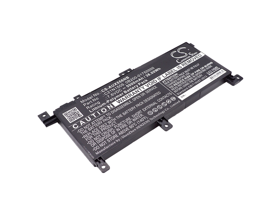 Акумулятор Asus F556UA-AB32, F556UA-DM1014T, F556UA-DM893R, F556UA-EB71, F556UA-UH71, F556UA-XO062T, F556UA-XO093T, F556UA-XO094T, F556ua-Xo217T, F556UA-XX037T, F556UB, F556UB-DM026T, F556UB-DM058T, F556UB-DM064T, F556UB-DM068T, F556UB-DM069T,