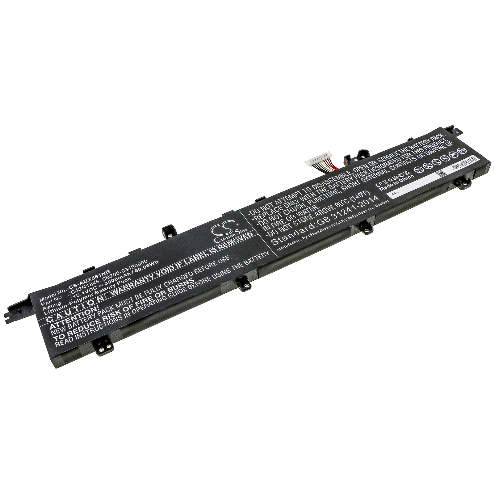 Акумулятор Asus UX581, UX581GV, ZenBook Duo Pro UX581GV, ZenBook Pro Duo UX581, ZenBook Pro Duo UX581GV, ZenBook Pro Duo UX581GV H2004T, Zenbook Pro Duo UX581GV-BP9702, Zenbook Pro Duo UX581GV-BP9901, ZenBook Pro Duo UX581GV-H2001R, ZenBook Pro Duo