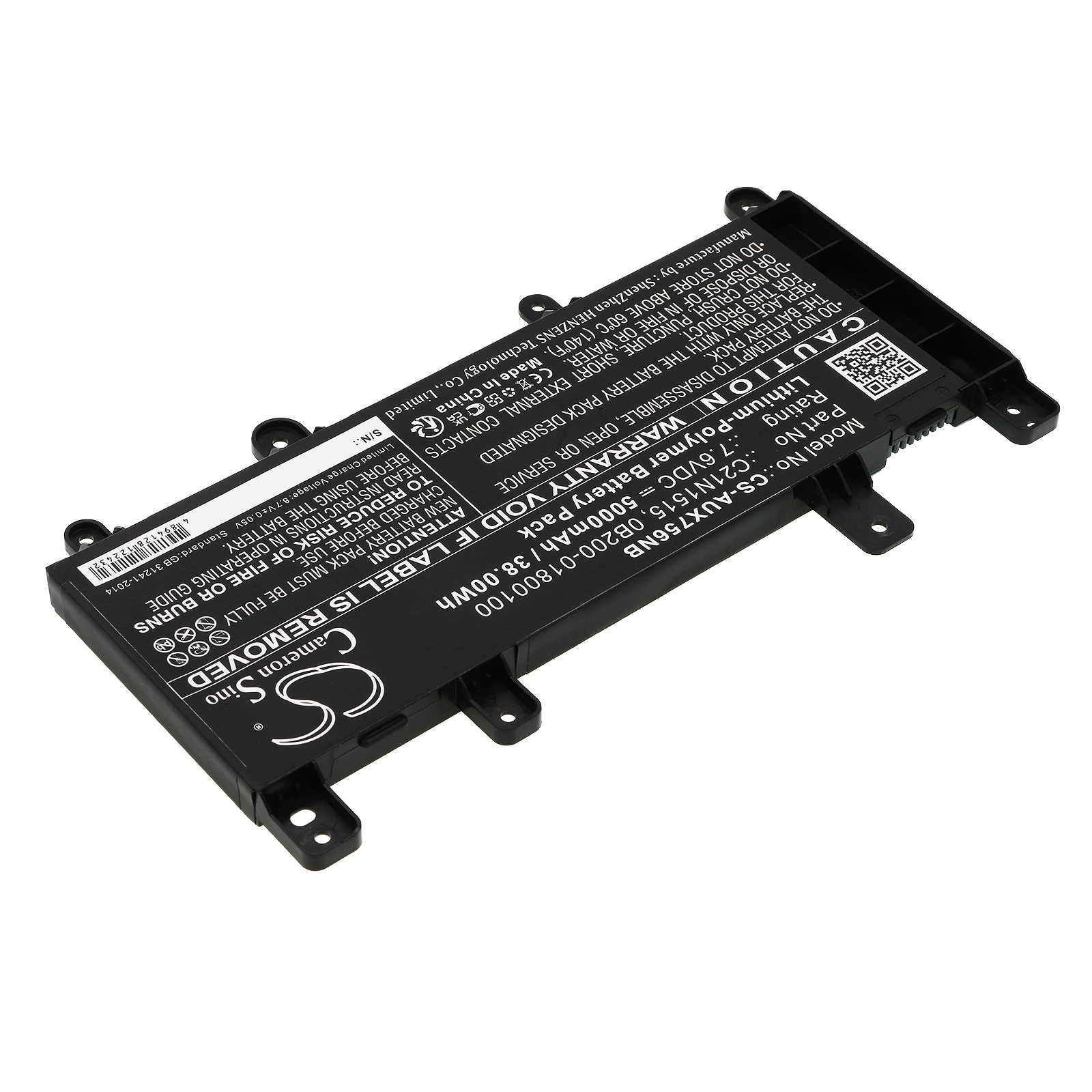 Акумулятор Asus F756UA, F756UA-T4278T, F756UA-T4295T, F756UA-T4565T, F756UA-TY021T, F756UA-TY031T, F756UA-TY037T, F756UA-TY347T, F756UB, F756UB-T4024T, F756UB-T4025T, F756UB-T4027T, F756UB-TY005T, F756UB-TY007T, F756UB-TY054T, F756UB-TY129T, F756UJ, - Зображення 2