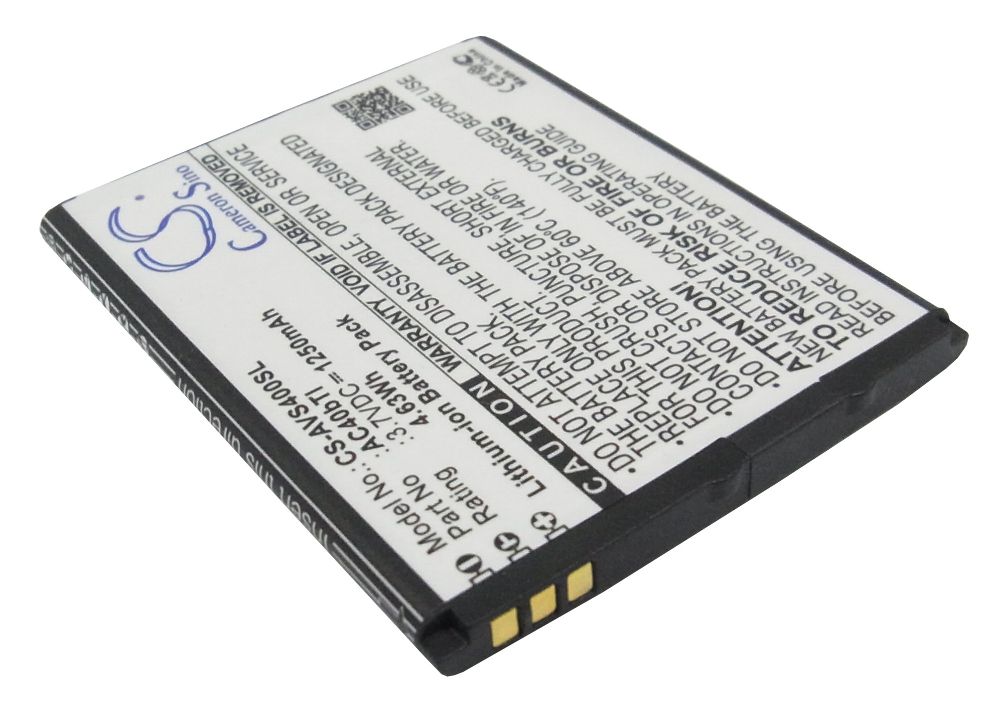 Акумулятор Archos 40b Titanium, 40b Titanium Surround, Titanium 40b, Titanium 40b 4GB - Зображення 2