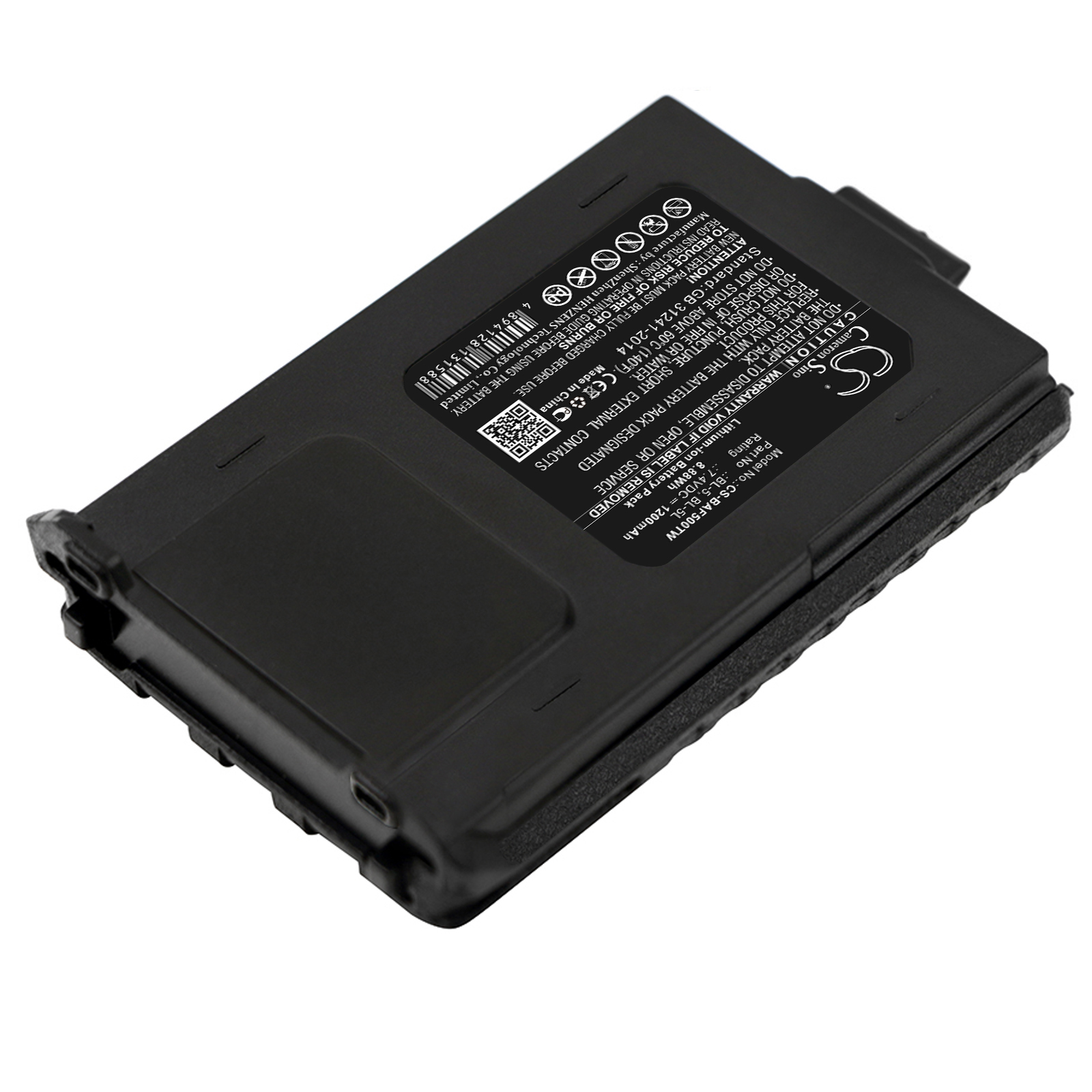 Акумулятор Baofeng BF-F8 PLUS, BF-F8+, BF-F8HP, BF-F9, BF-F9 V2 + HP, TYT F8, TYT F9, UV-5A, UV-5B, UV-5C, UV-5E, UV-5R, UV-5R Plus, UV-5R+, UV-5RA, UV-5RAX+, UV-5RE, UV-5RHP, UV-5RL - Зображення 2