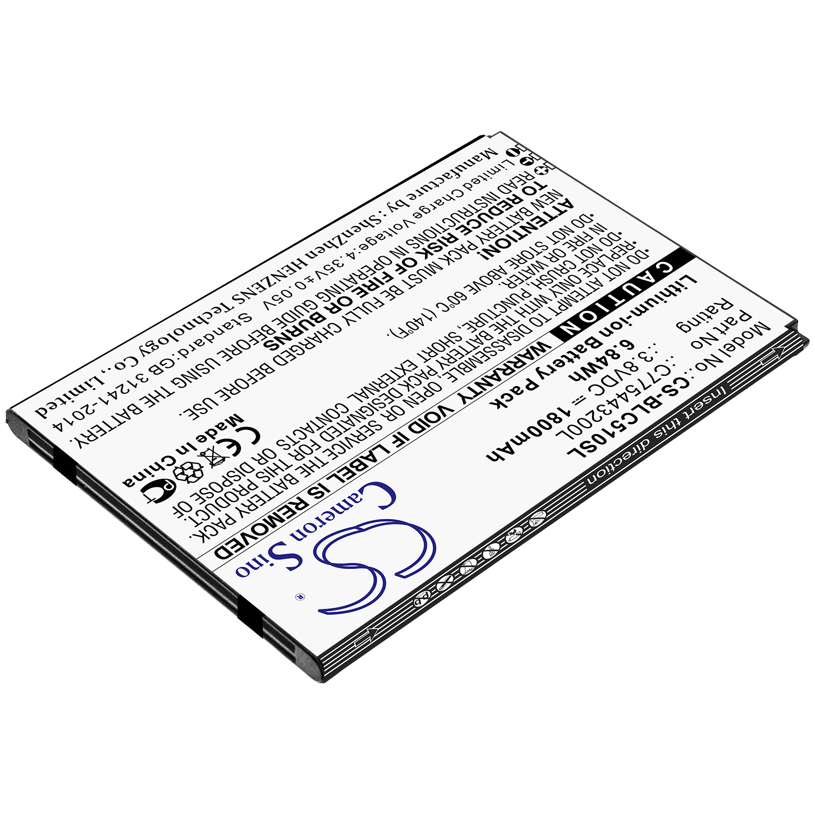 Акумулятор BLU C050, C110L, C110U, C5 2019, C5L - Зображення 2