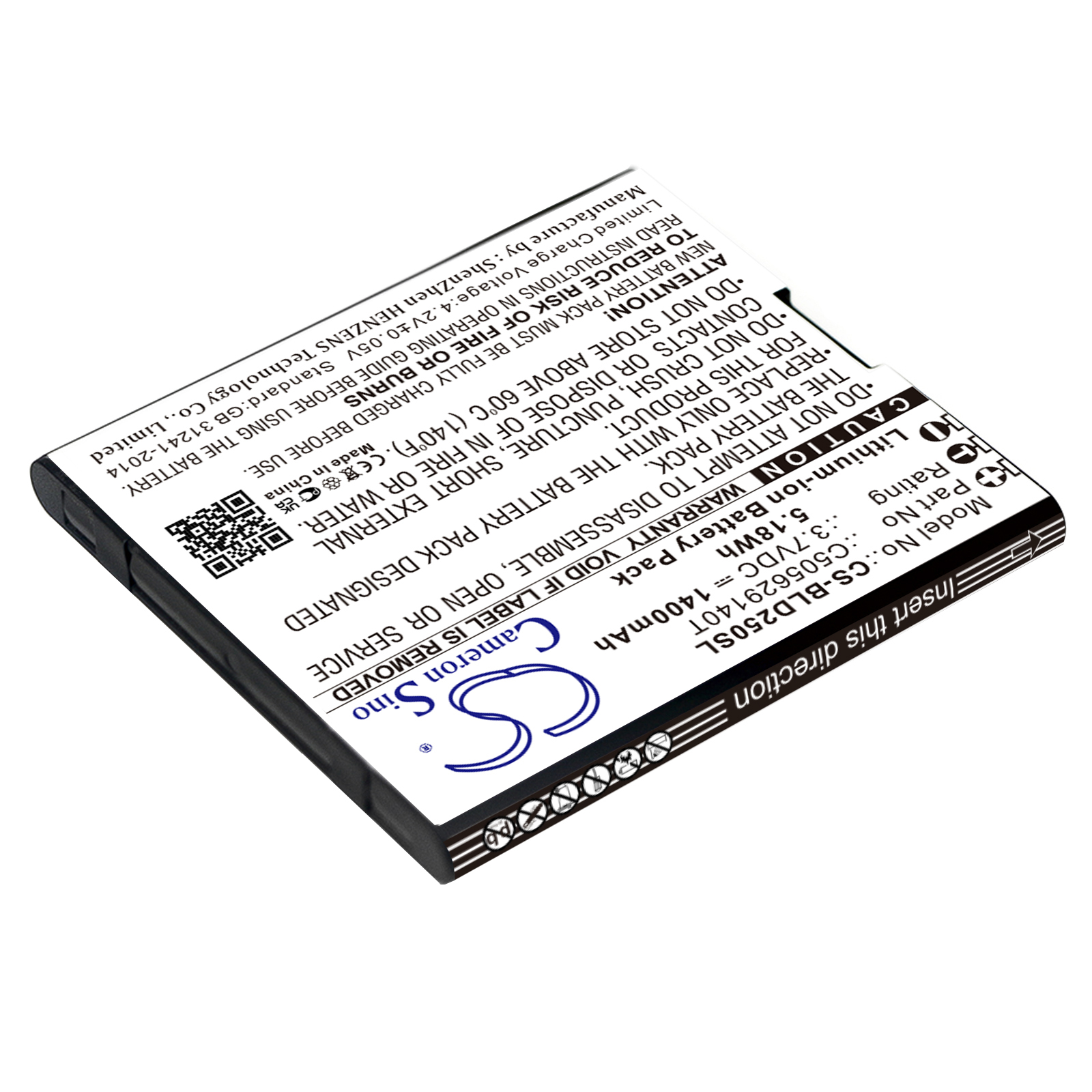 Акумулятор BLU D250, D390, Dash L2, Dash L3 - Зображення 2