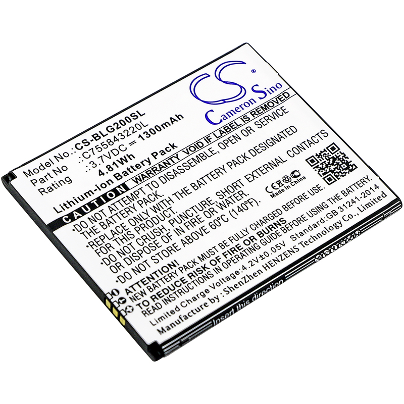 Акумулятор BLU S010Q, S0250UU, Studio G HD LTE, Studio G2 Plus