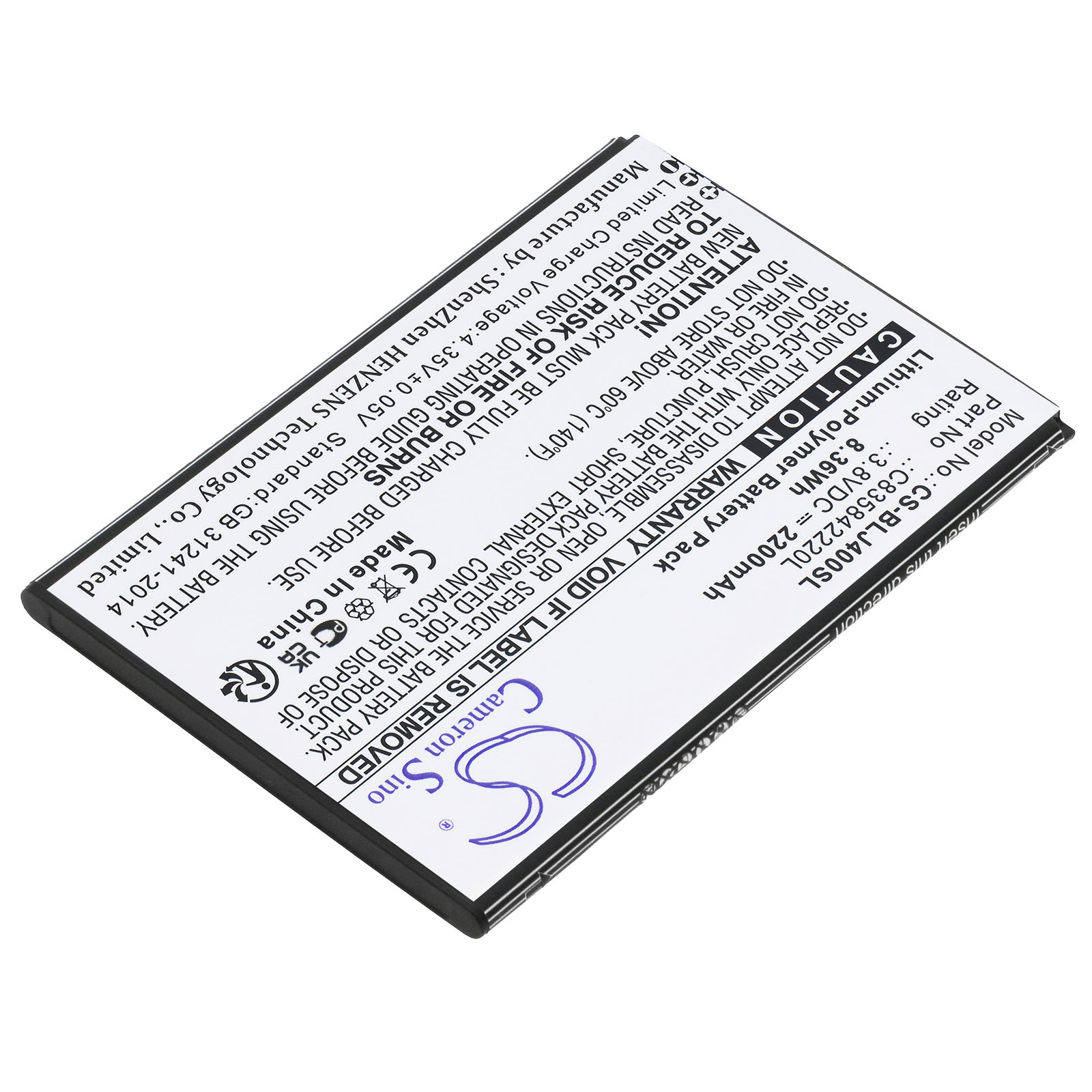 Акумулятор BLU J170, J170EQ, J4 - Зображення 2