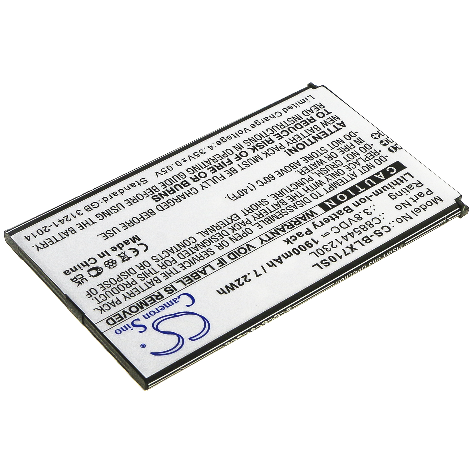Акумулятор BLU D710L, D710U, Dash XL - Зображення 2