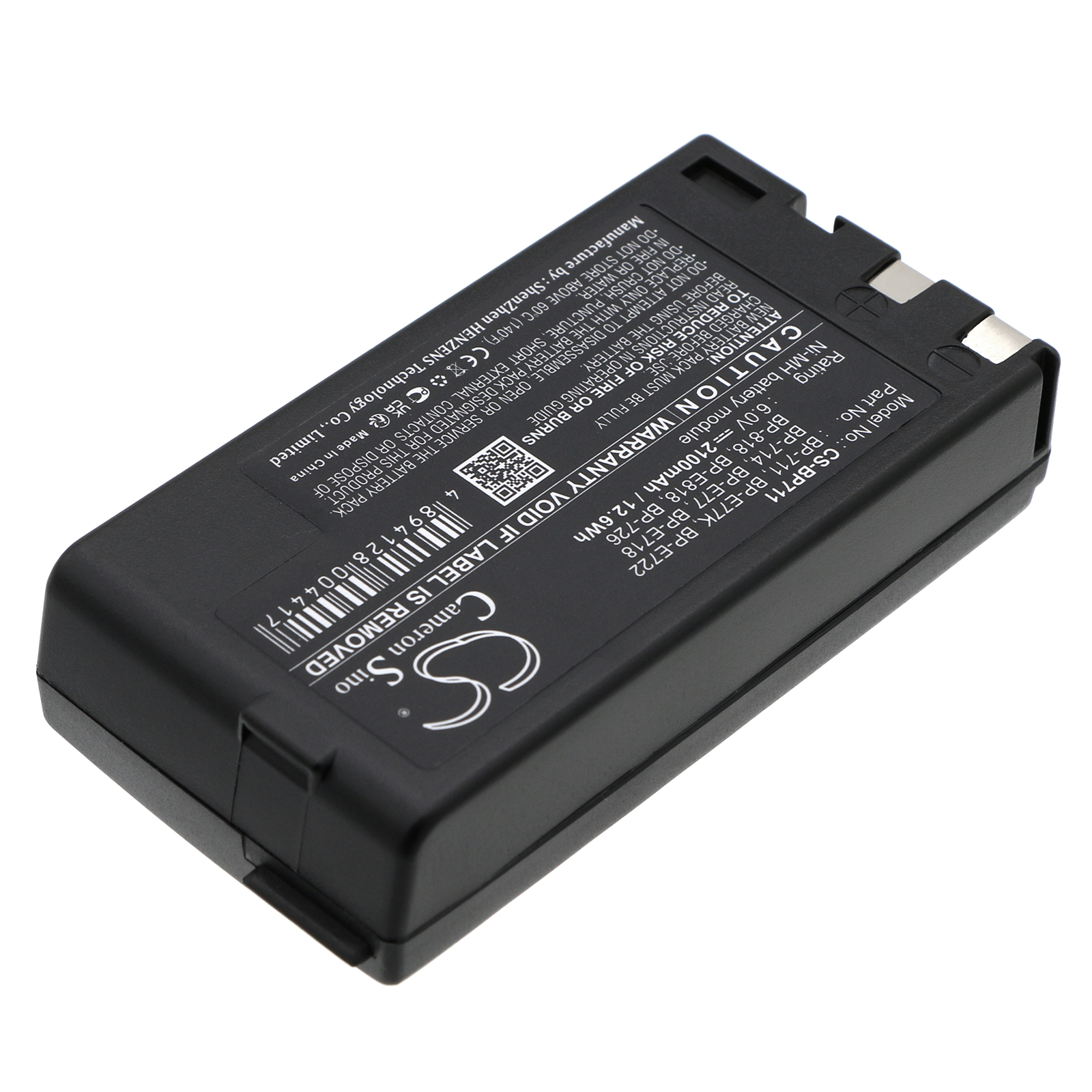Акумулятор Canon E06, E07, E08, E09, E20, E210, E230, E250, E350, E40, E440, E460, E50, E51, E520, E53, E57, E60, E61, E620, E63, E640, E65, E65A, E66, E660, E67, E680, E70, E700, E77, E80, E800, E800Hi, E808, E850, E850Hi, E90, EQ305, ES100, - Зображення 2