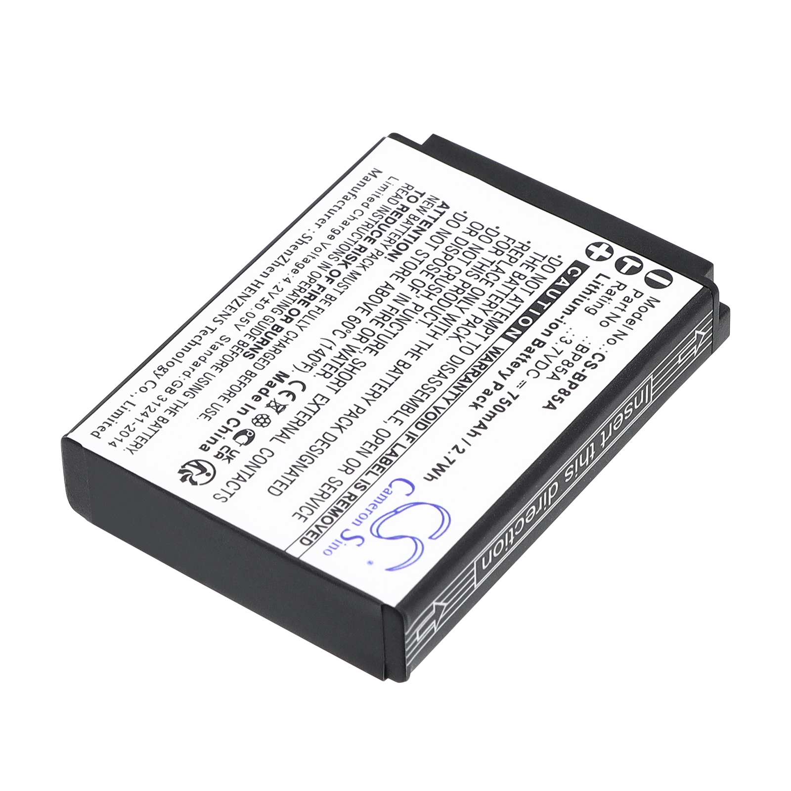 Акумулятор Samsung EC-SH100ZBPBUS, EC-SH100ZBPRUS, EC-SH100ZBPSUS, EC-WB210ZBPRUS, PL210, SH100, ST200, ST200F, WB210 - Зображення 2