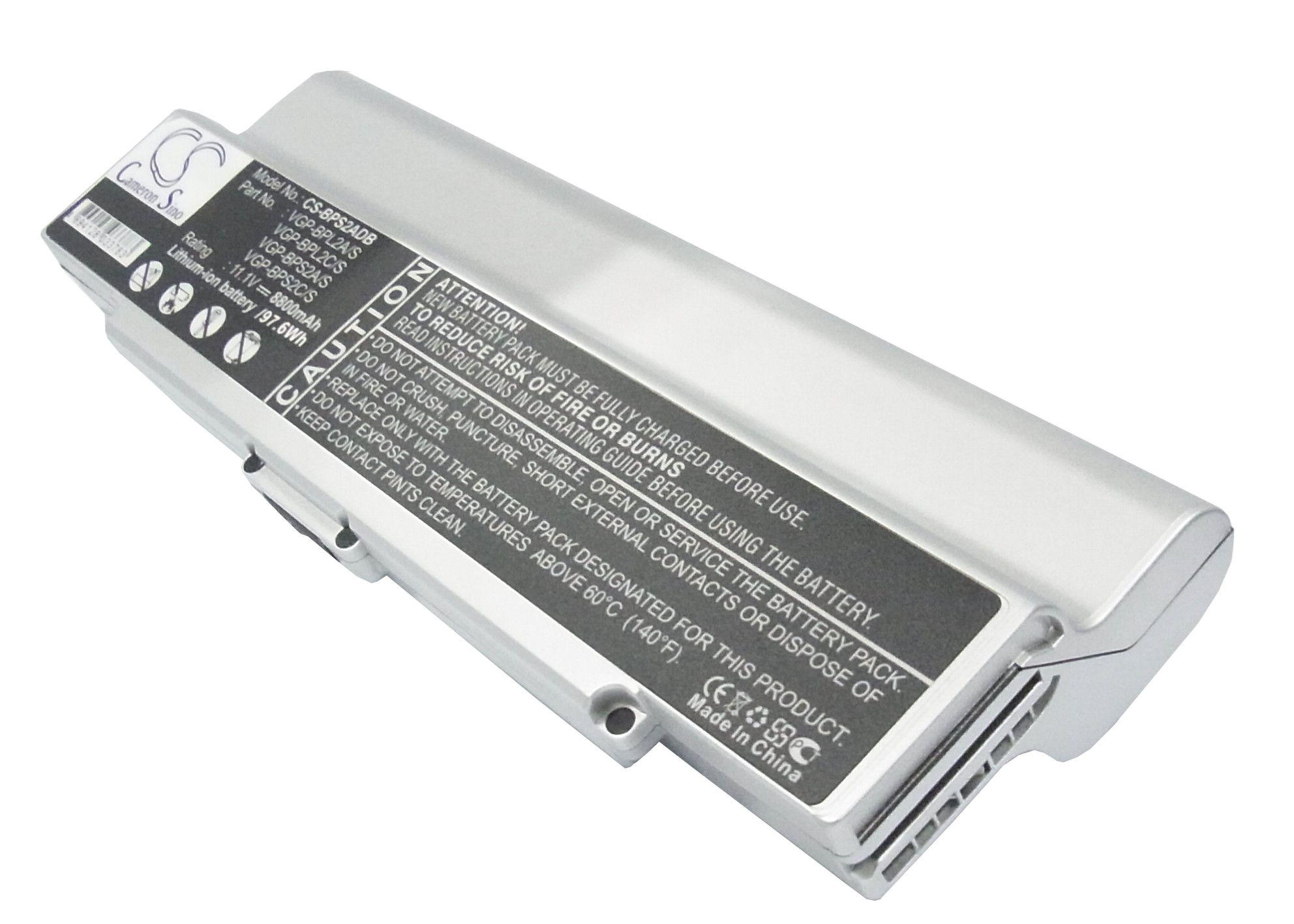 Акумулятор Sony VAIO VGN-C140G/B, VAIO VGN-C150P/B, VAIO VGN-C190, VAIO VGN-C190P/H, VAIO VGN-C1S/G, VAIO VGN-C1S/H, VAIO VGN-C1S/P, VAIO VGN-C1S/W, VAIO VGN-C1Z/B, VAIO VGN-C21GHW, VAIO VGN-C25G, VAIO VGN-C25GB, VAIO VGN-C25T/W, VAIO VGN-C290, VAIO
