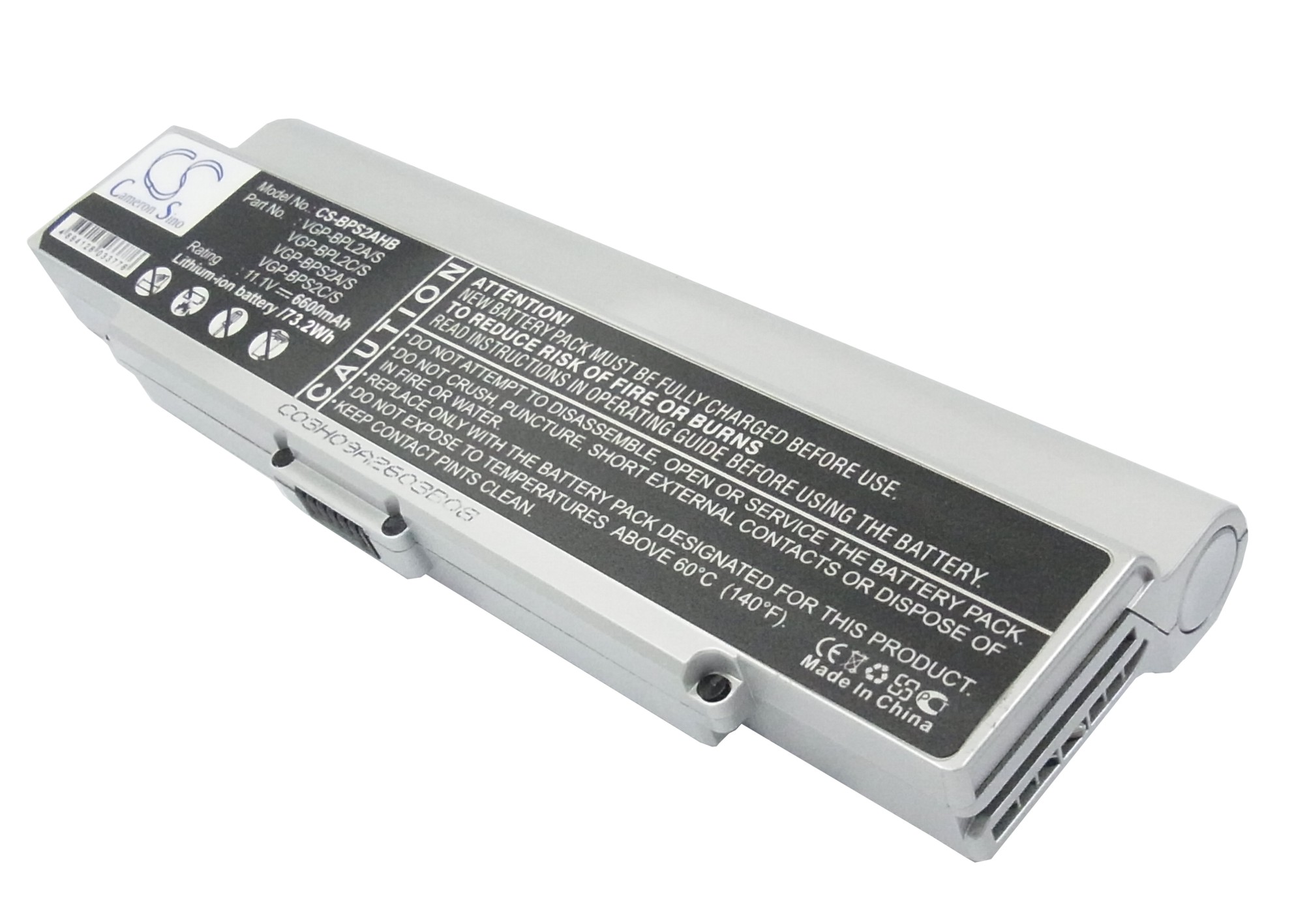Акумулятор Sony VAIO VGN-C140G/B, VAIO VGN-C150P/B, VAIO VGN-C190, VAIO VGN-C190P/H, VAIO VGN-C1S/G, VAIO VGN-C1S/H, VAIO VGN-C1S/P, VAIO VGN-C1S/W, VAIO VGN-C1Z/B, VAIO VGN-C21GHW, VAIO VGN-C25G, VAIO VGN-C25GB, VAIO VGN-C25T/W, VAIO VGN-C290, VAIO