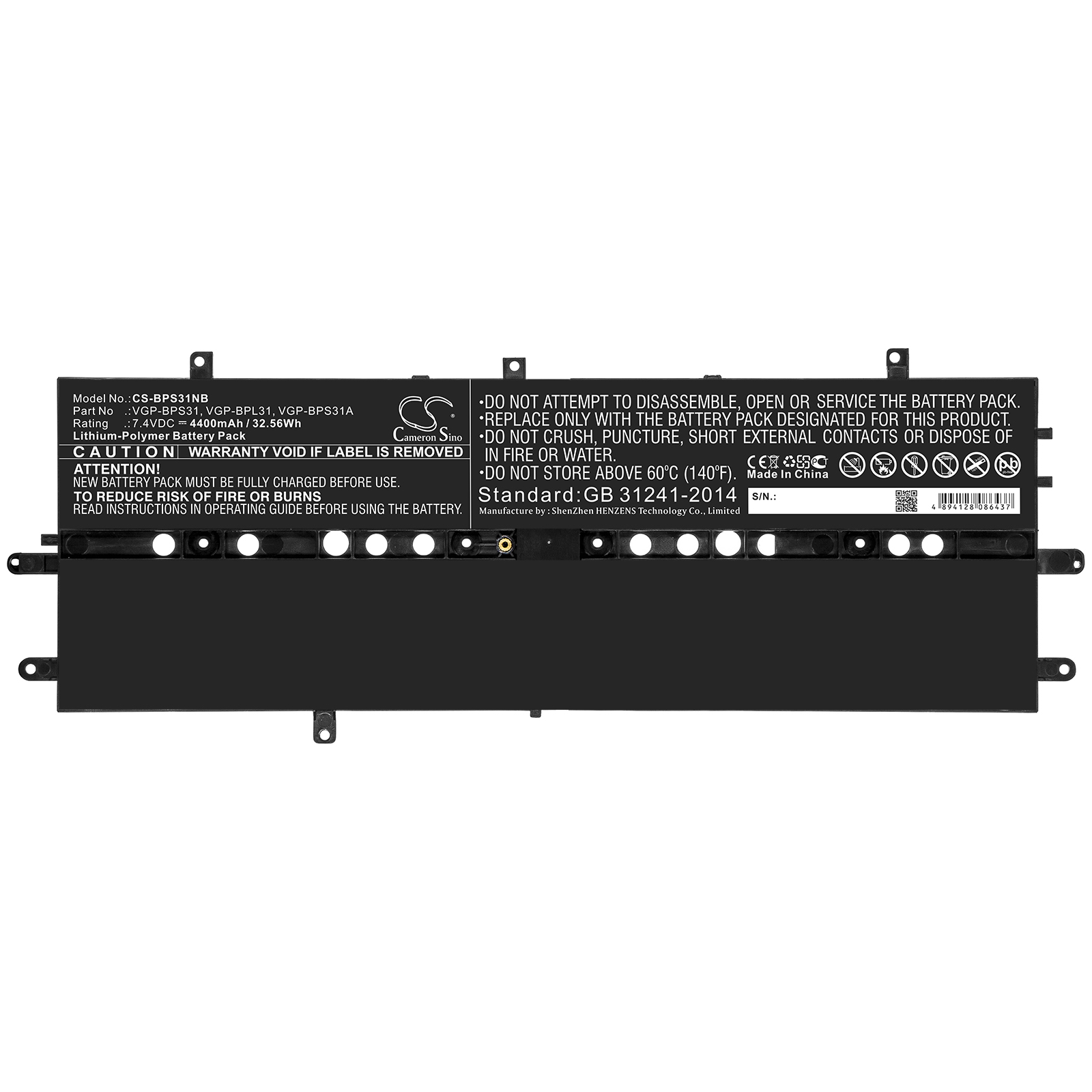 Акумулятор Sony SVD11213CX, SVD11213CXB, SVD11215CA, SVD11215CAB, SVD11215CG, SVD11215CGB, SVD11215CH, SVD11215CHB, SVD11215CN, SVD11215CNB, SVD11215CVB, svd-11215cvb, SVD11215CW/B, SVD11215CXB, SVD11216PA, SVD11216PAB, SVD11216PGB, SVD11217SC, - Зображення 3