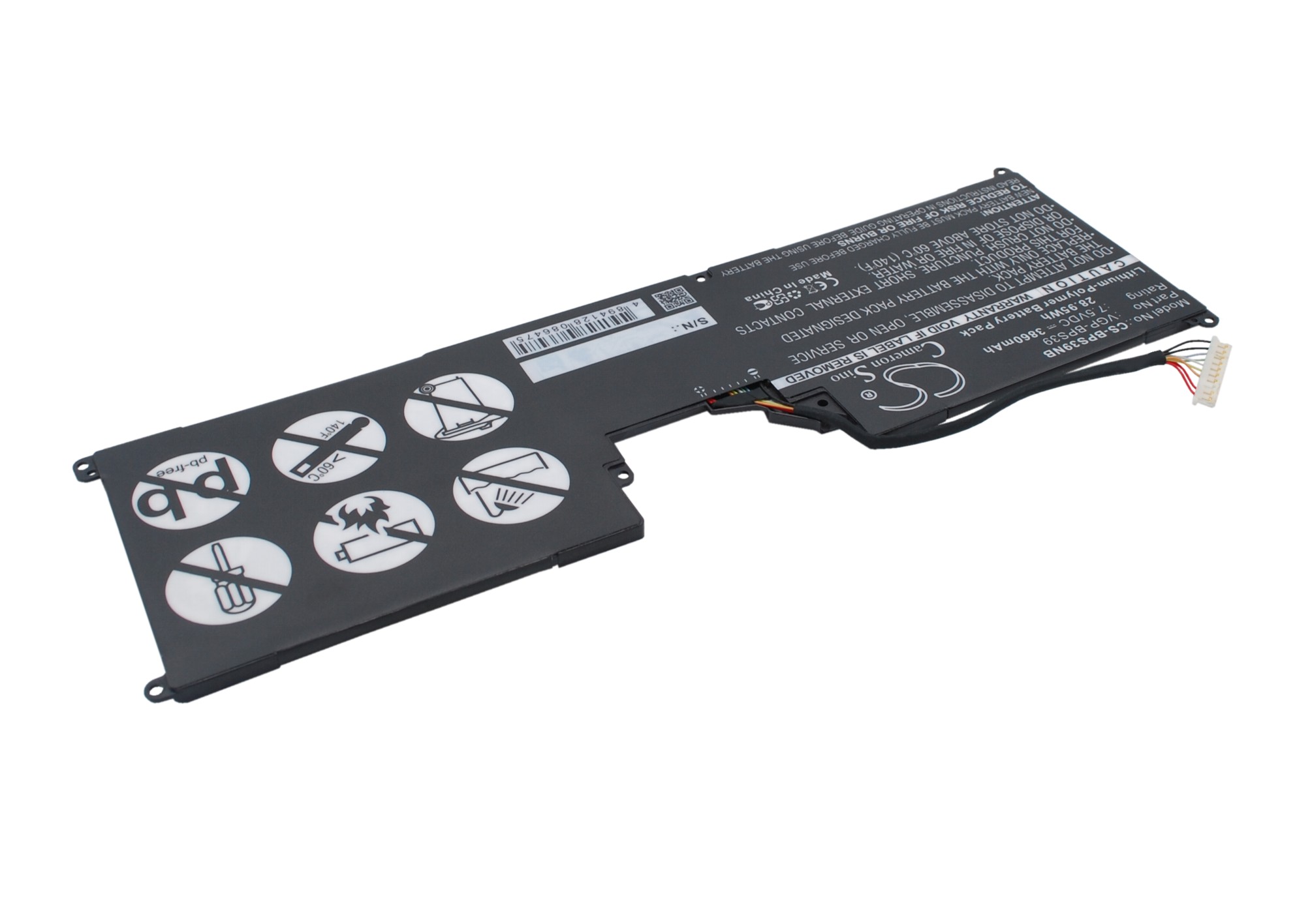 Акумулятор Sony SVT11213CGW, SVT11215CGB/W, SVT11215CW, VAIO Tap 11 - Зображення 3
