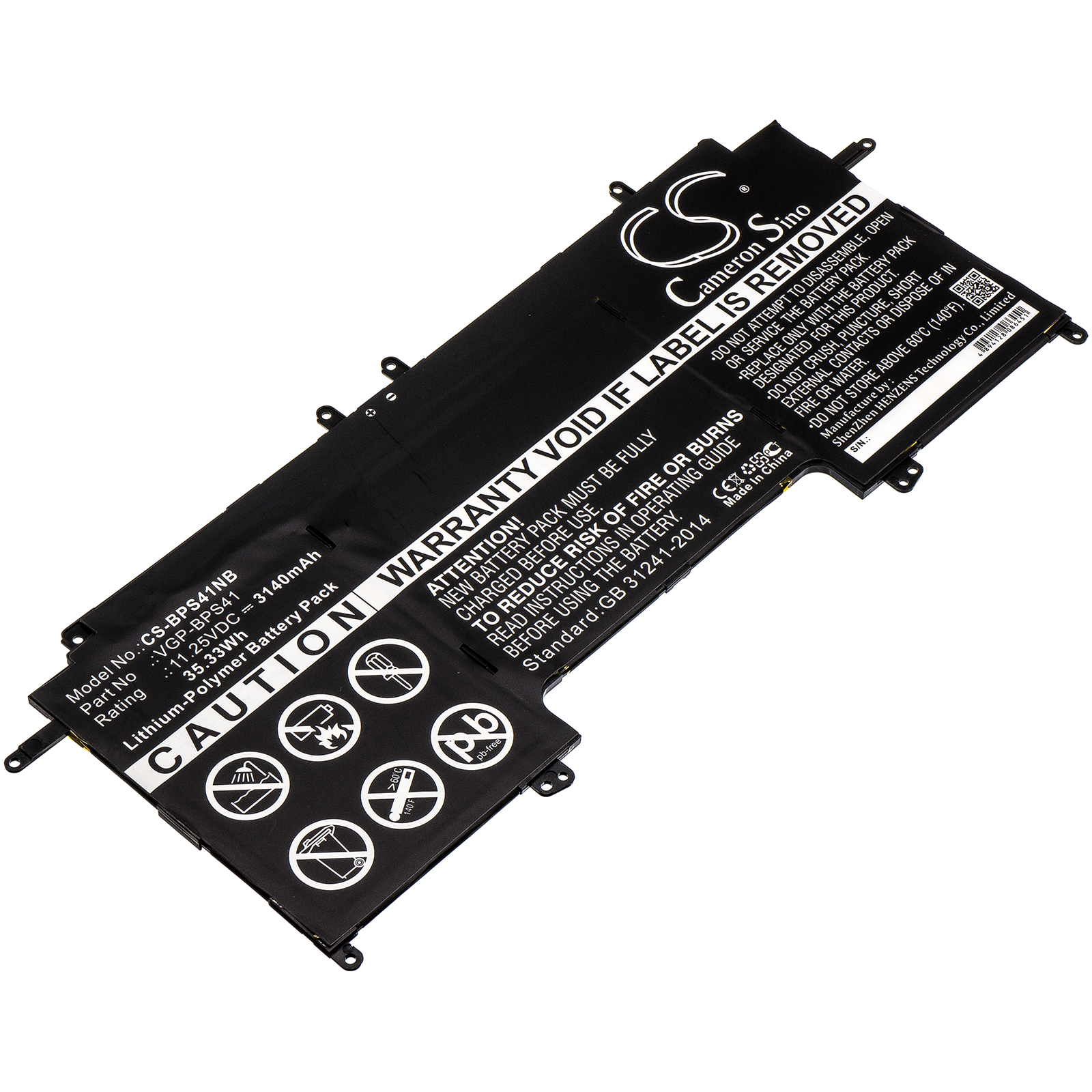 Акумулятор Sony SVF13N, SVF13N12CW, SVF13N13CXB, SVF13N17, SVF13N17PW/B, SVF13N17PXB, SVF13N18SCB, SVF13N25CG, SVF13N27PG, SVF13N27PW/B, VAIO Fit 13A, Vaio Flip 13, Vaio Flip 13A, VAIO FLIP SVF13N, VAIO SSVF13N27SCB, VAIO SVF13N13CXB, VAIO