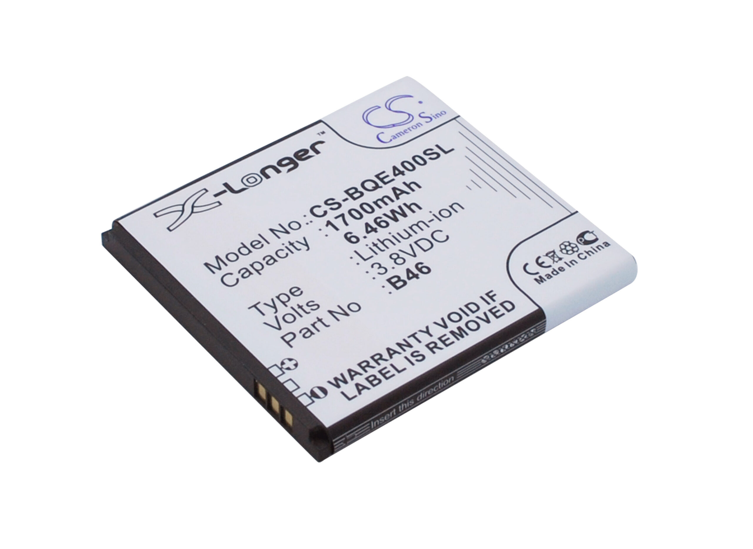 Акумулятор BQ 1700, Aquaris E4