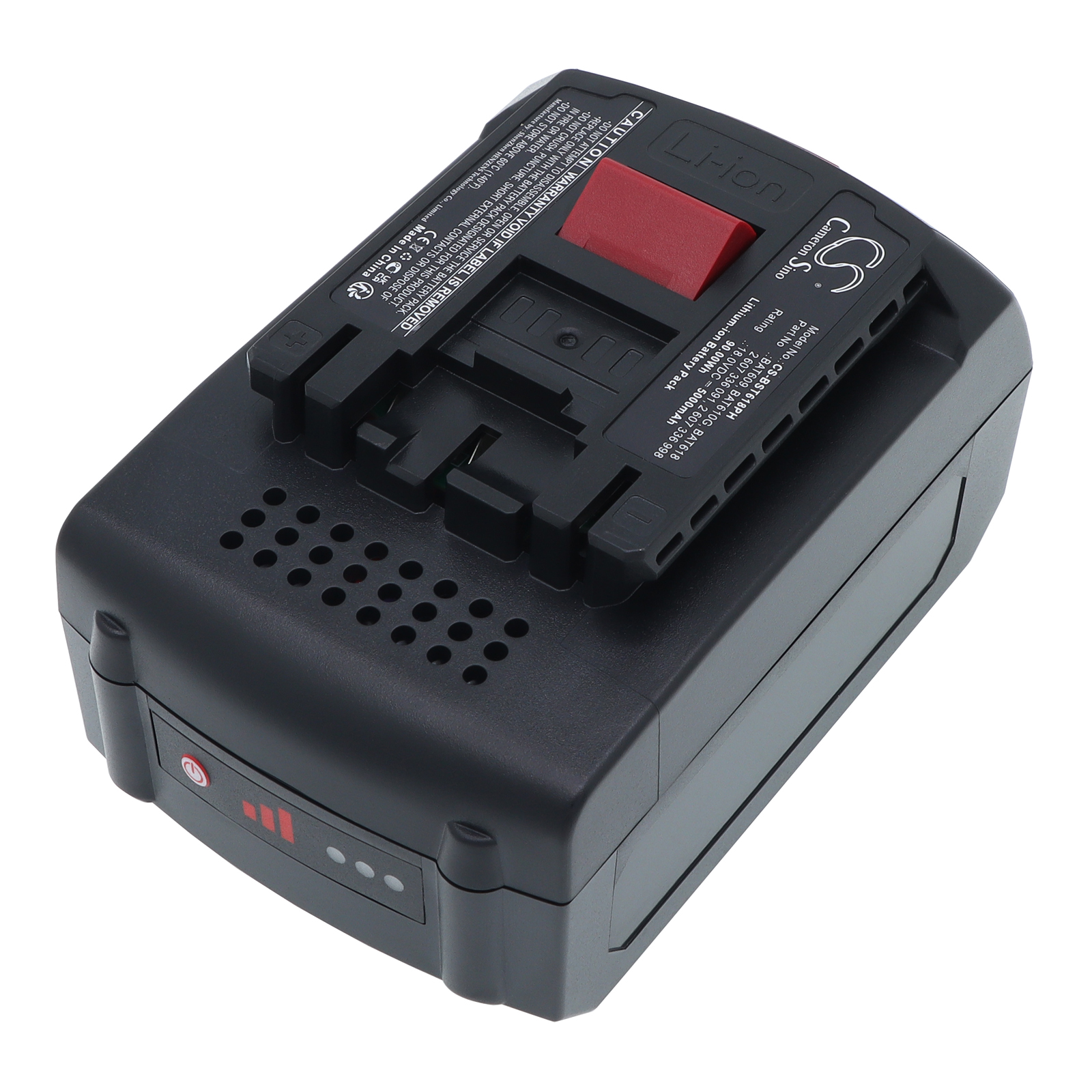 Акумулятор Bosch 17618, 17618-01, 25618-01, 25618-02, 26618, 3601H61S10, 36618-02, 36618B, 37618, 37618-01, CCS180, CCS180B, CCS180K, CFL180, CRS180, CRS180B, CRS180K, DDB181, DDBB180, DDS181, GBH 18 V-LI, GCB 18 V-LI, GDR 18 V-LI, GDS 18 V-LI, GDS - Зображення 2