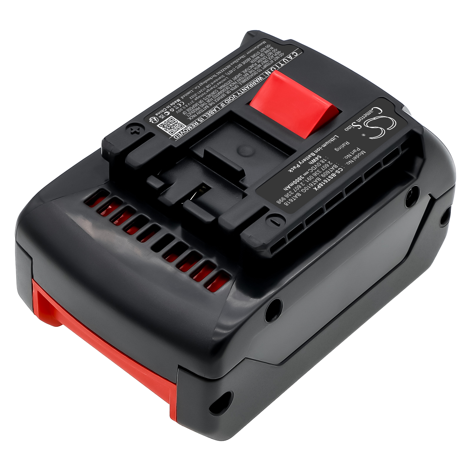 Акумулятор Bosch 17618, 17618-01, 25618-01, 25618-02, 26618, 3601H61S10, 36618-02, 36618B, 37618, 37618-01, CCS180, CCS180B, CCS180K, CFL180, CRS180, CRS180B, CRS180K, DDS181, GBH 18 V-LI, GCB 18 V-LI, GDR 18 V-LI, GDS 18 V-LI, GDS 18V-LI HT, GGS 18 - Зображення 2