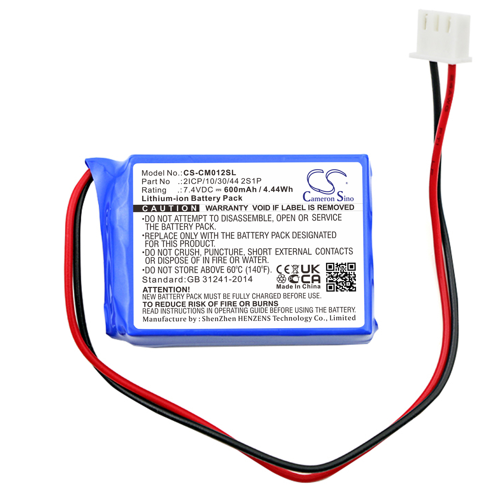 Акумулятор Custom Battery Pack 2ICP/10/30/44 2S1P - Зображення 3