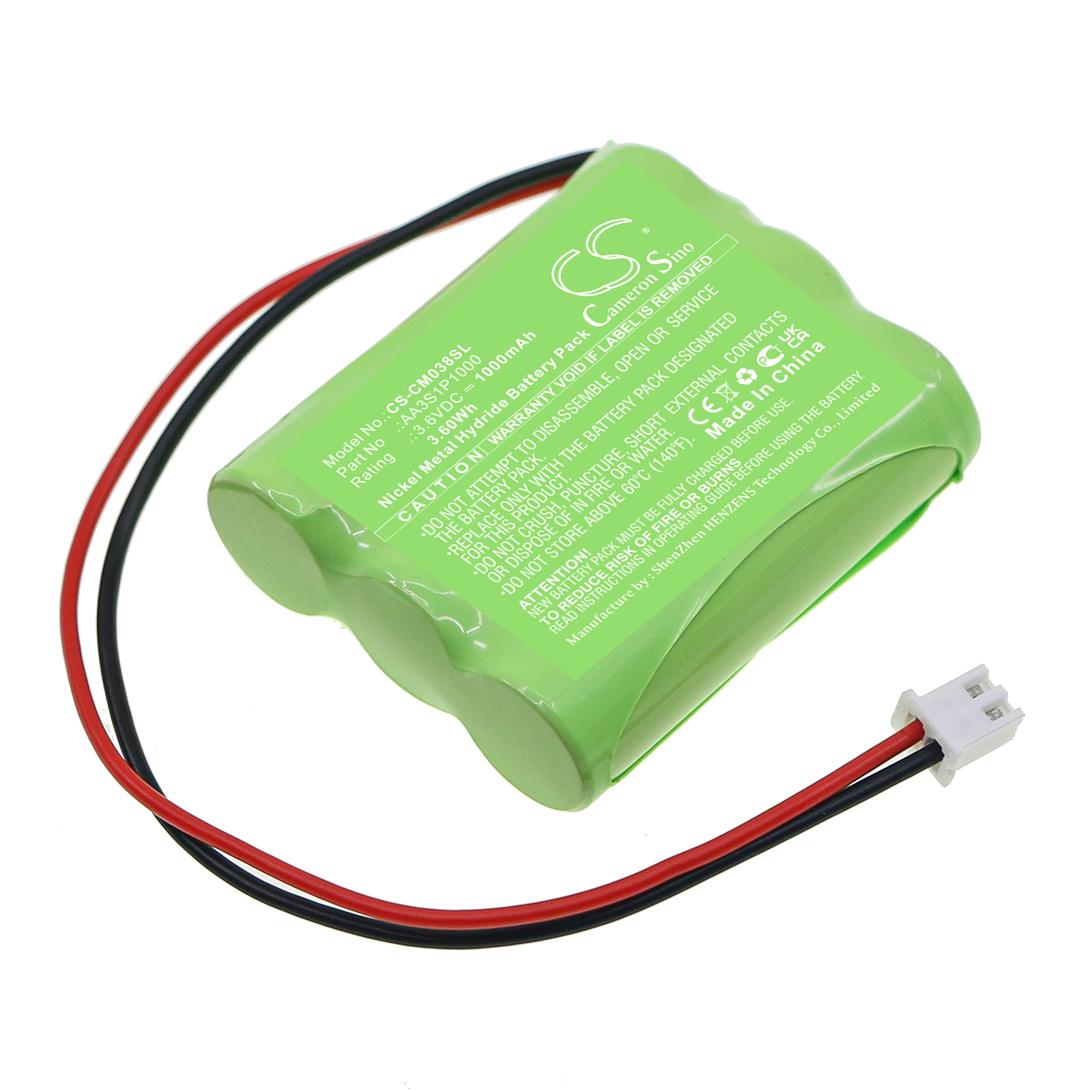 Акумулятор Custom Battery Packs AA3S1P1000
