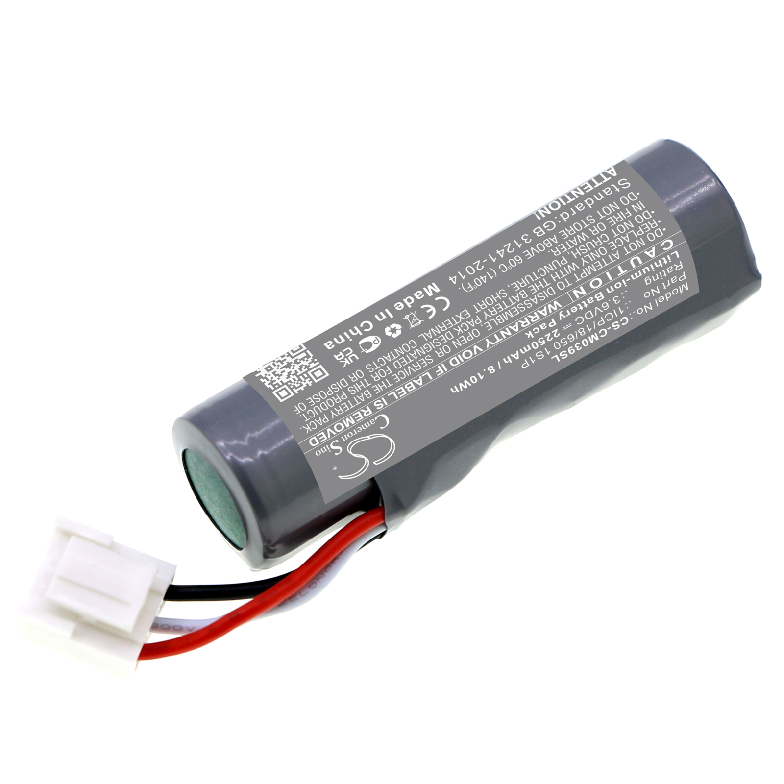 Акумулятор Custom Battery Packs 1ICP/18/650 1S1P - Зображення 2